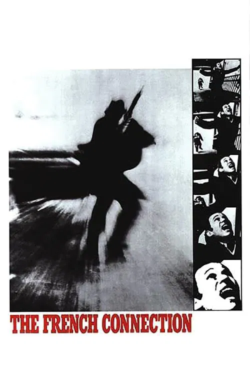 Poster chính thức của phim Phim Hành Động, Phim Hình Sự "Kẻ Đầu Mối Pháp" (The French Connection - 1971), với sự tham gia của diễn viên Gene Hackman và Roy Scheider.