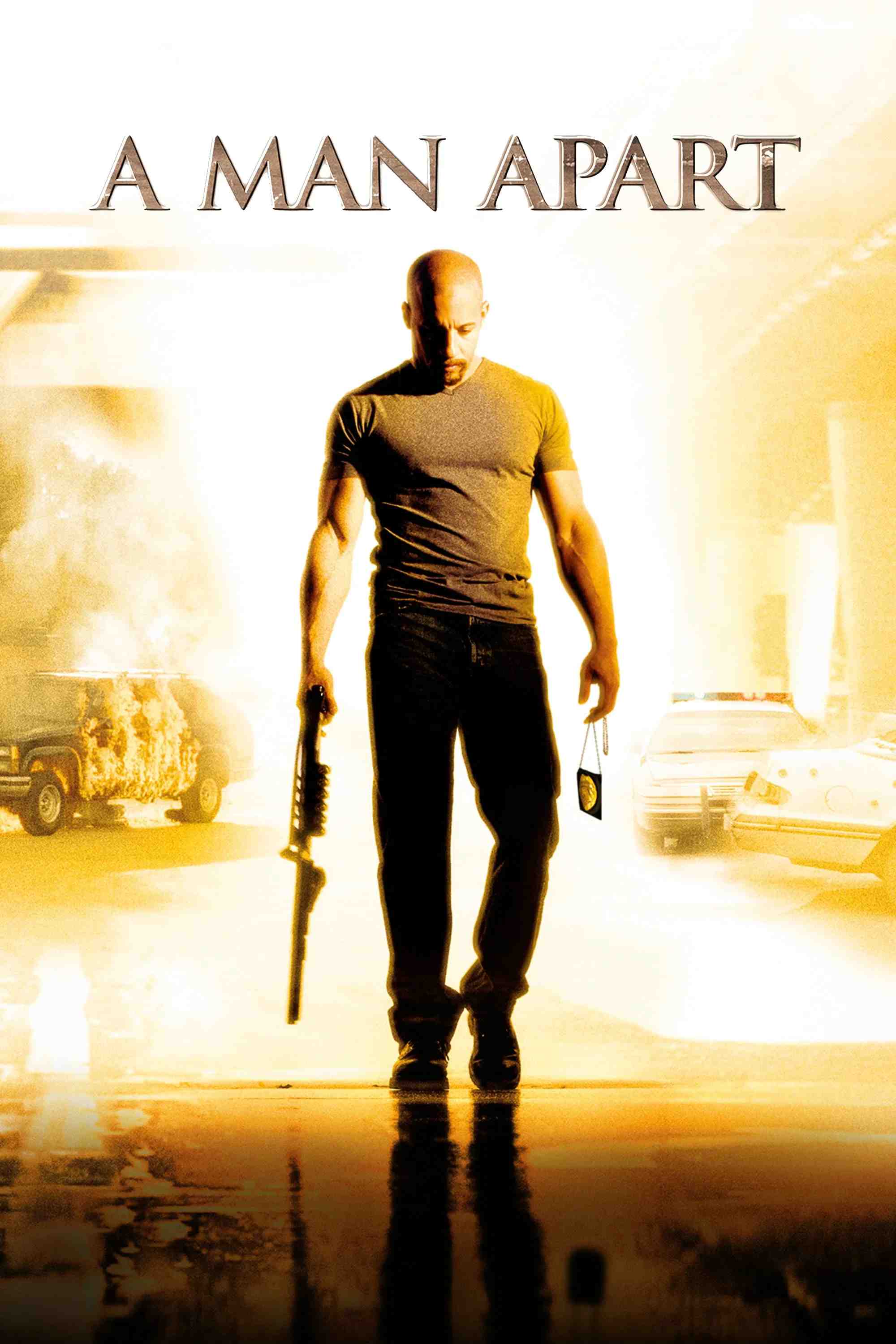 Poster chính thức của phim Phim Hành Động, Phim Tâm Lý "Kẻ Đơn Độc" (A Man Apart - 2003), với sự tham gia của diễn viên Vin Diesel và Larenz Tate.