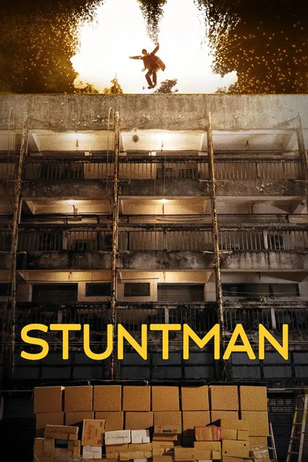 Poster chính thức của phim Phim Tâm Lý, Phim Hành Động "Kẻ Đóng Thế" (Stuntman - 2024), với sự tham gia của diễn viên Terrance Lau Chun-Him và Stephen Tung Wai.