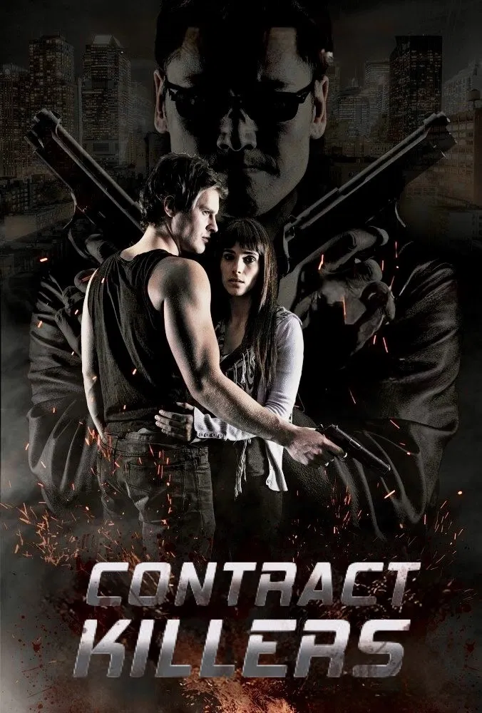 Poster chính thức của phim Phim Hành Động "Kẻ Giết Thuê" (Contract Killers - 2014), với sự tham gia của diễn viên Renee Cataldo và Dallas Barnett.
