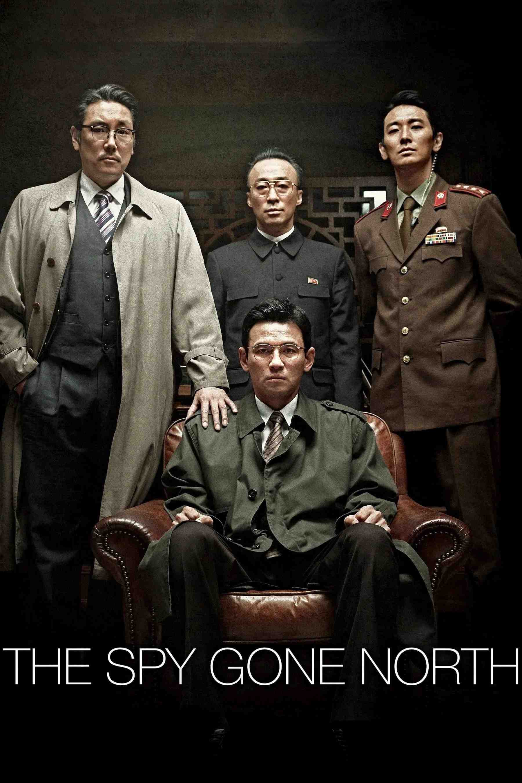 Poster chính thức của phim Phim Tâm Lý, Phim Lịch Sử "Kế Hoạch Bắc Hàn" (The Spy Gone North - 2018), với sự tham gia của diễn viên Hwang Jung-min và Lee Sung-min.