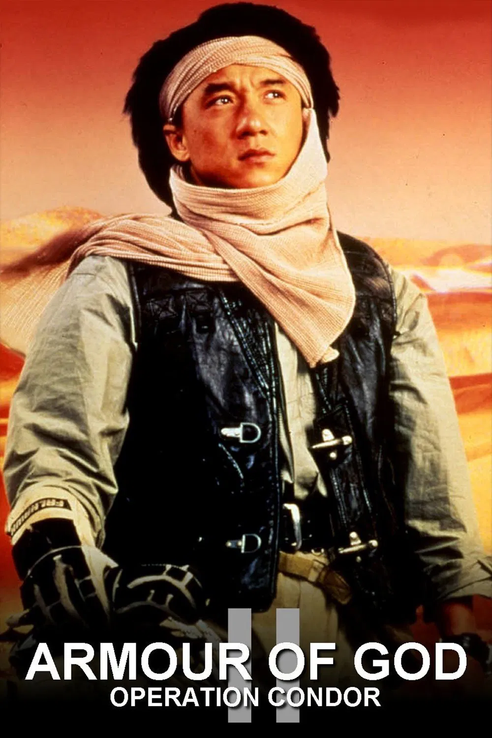 Poster chính thức của phim Phim Hành Động, Phim Phiêu Lưu "Kế Hoạch Phi Ưng" (Operation Condor - 1991), với sự tham gia của diễn viên Thành Long và Trịnh Du Linh.