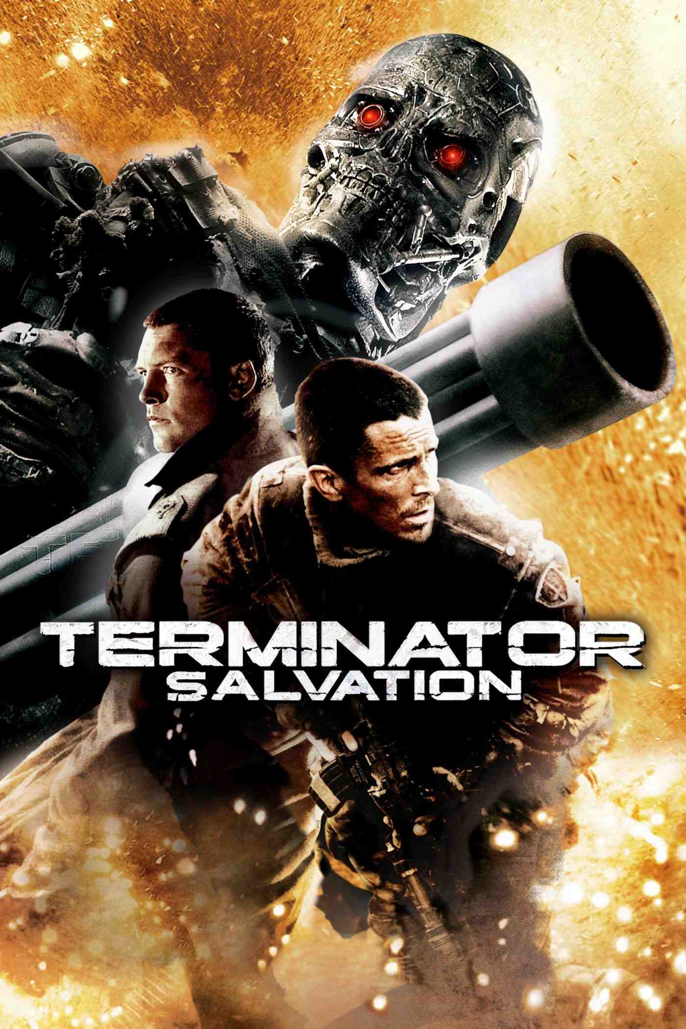 Poster chính thức của phim Phim Hành Động, Phim Viễn Tưởng "Kẻ Hủy Diệt: Cứu Rỗi" (Terminator Salvation - 2009), với sự tham gia của diễn viên Christian Bale và Sam Worthington.