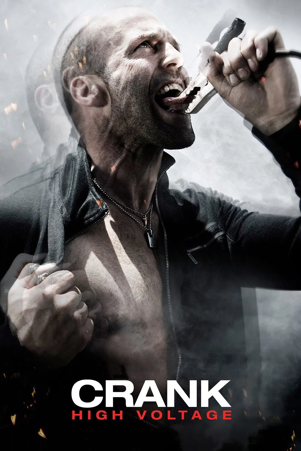 Poster chính thức của phim Phim Hành Động, Phim Giật Gân "Kẻ Lập Dị 2" (Crank: High Voltage - 2009), với sự tham gia của diễn viên Jason Statham và Amy Smart.