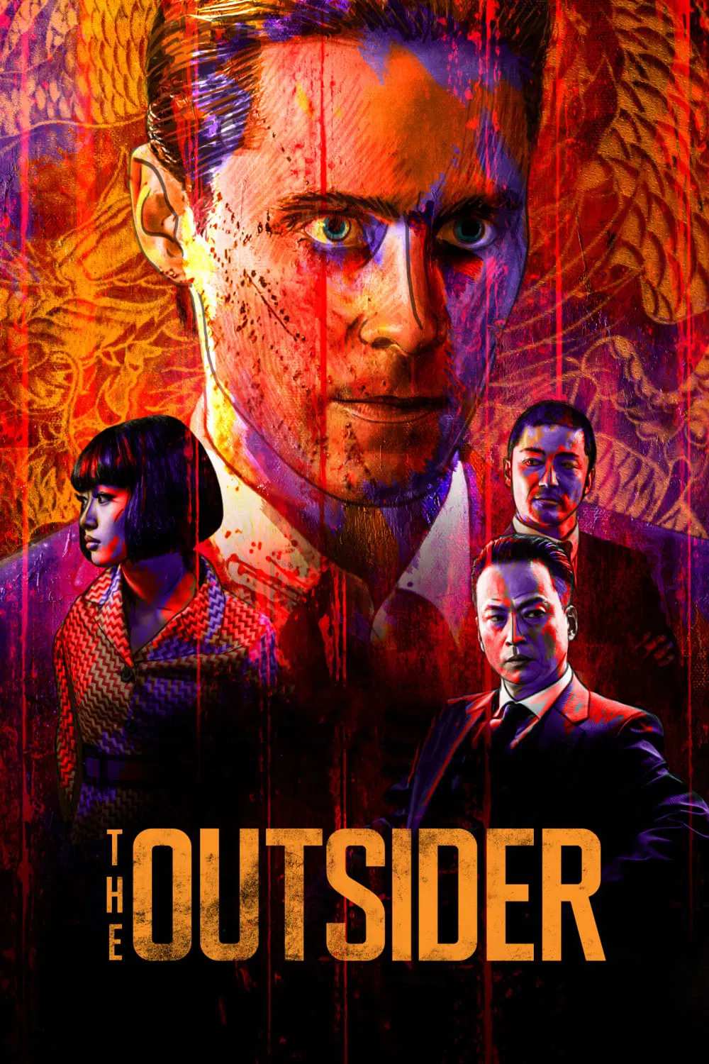 Poster chính thức của phim Phim Hình Sự, Phim Tâm Lý "Kẻ Ngoại Bang" (The Outsider - 2018), với sự tham gia của diễn viên Jared Leto và Tadanobu Asano.