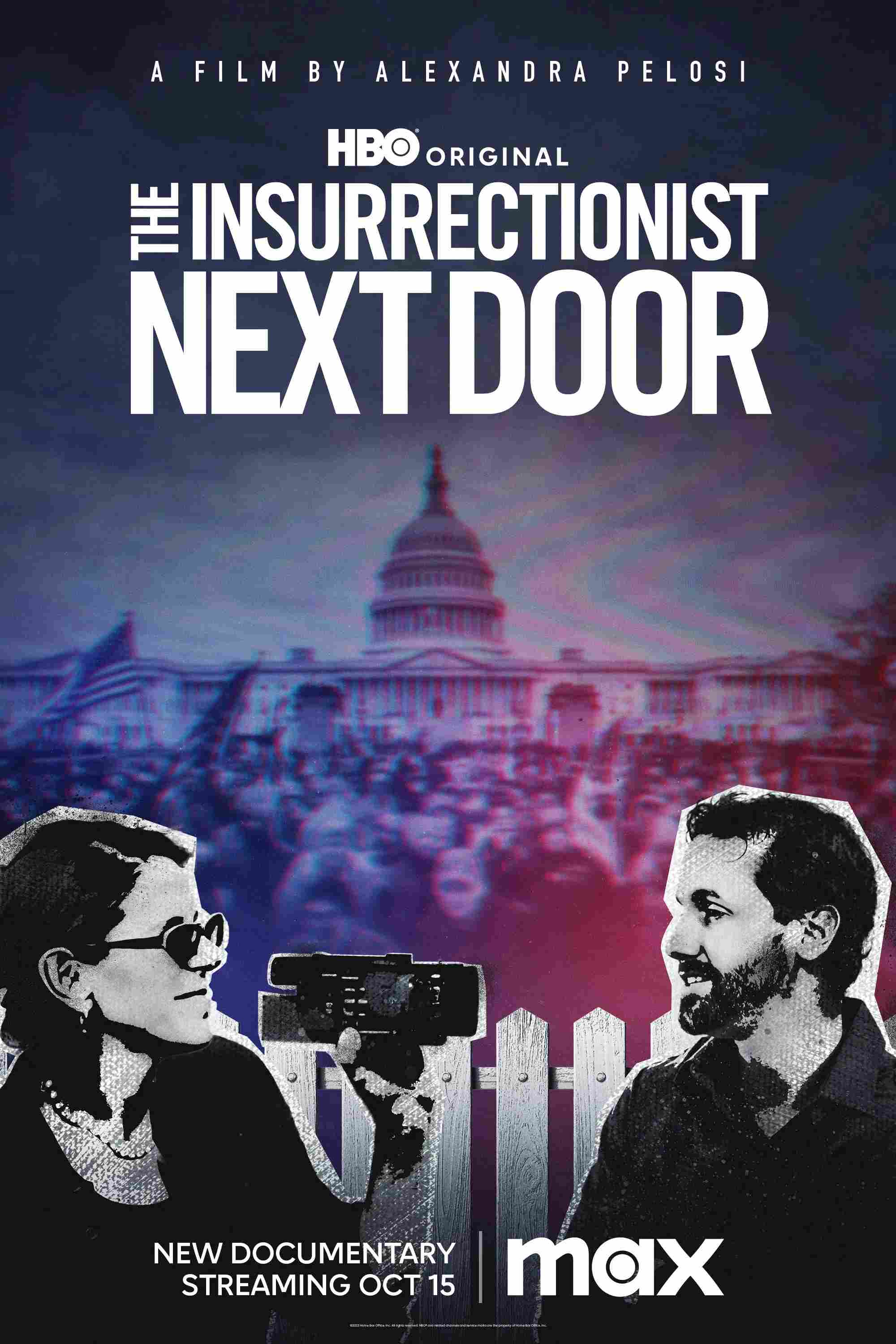 Poster chính thức của phim Phim Tài Liệu "Kẻ Nổi Dậy Nhà Bên" (The Insurrectionist Next Door - 2023).