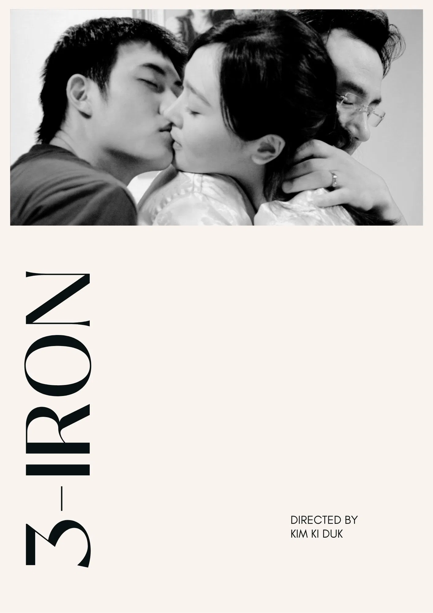 Poster chính thức của phim Phim Tâm Lý, Phim Tình Cảm "Kẻ Ở Nhờ Kỳ Dị" (3-Iron - 2004), với sự tham gia của diễn viên Lee Seung-yun và Jae Hee.