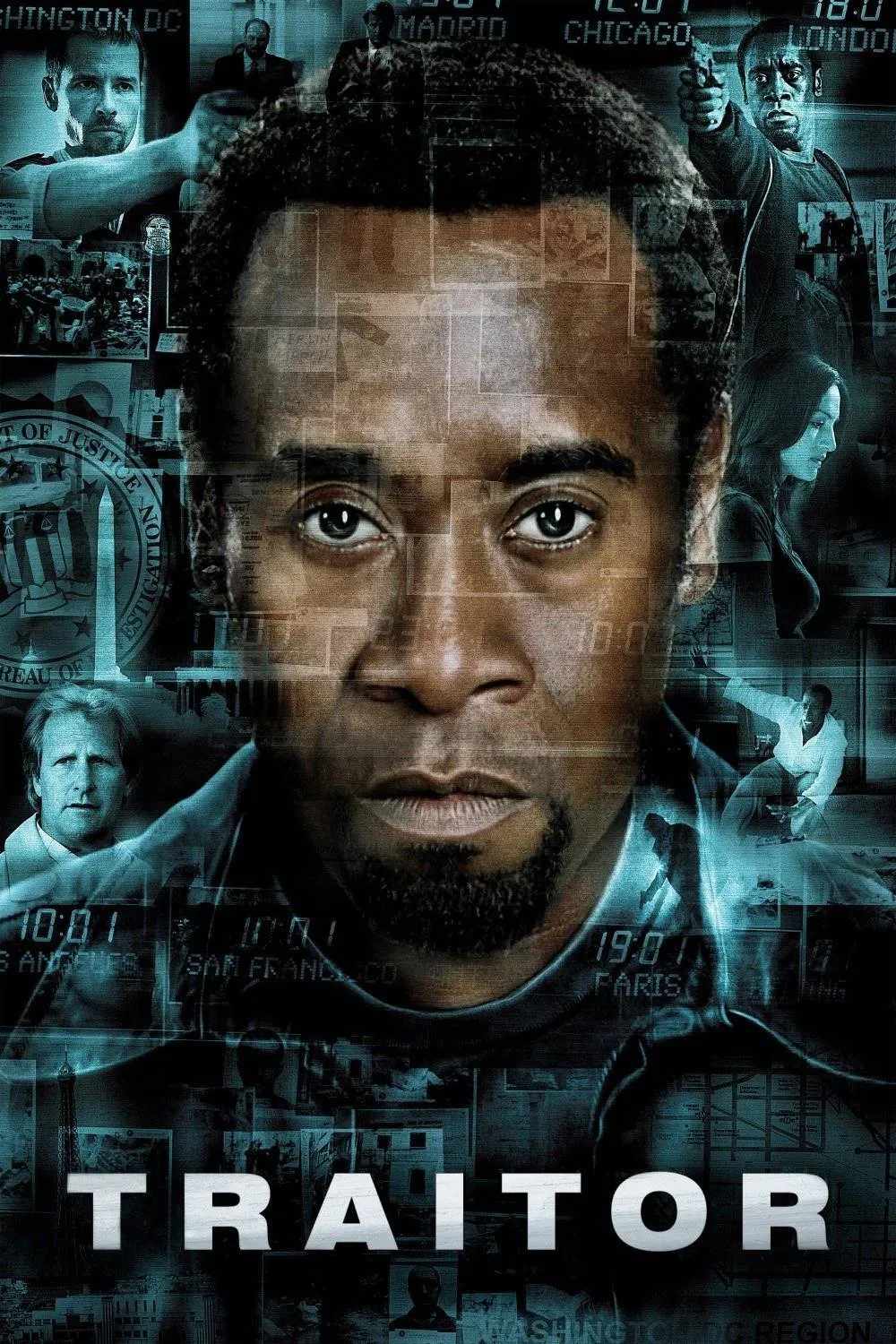 Poster chính thức của phim Phim Tâm Lý, Phim Hành Động "Kẻ Phản Bội" (Traitor - 2008), với sự tham gia của diễn viên Don Cheadle và Guy Pearce.