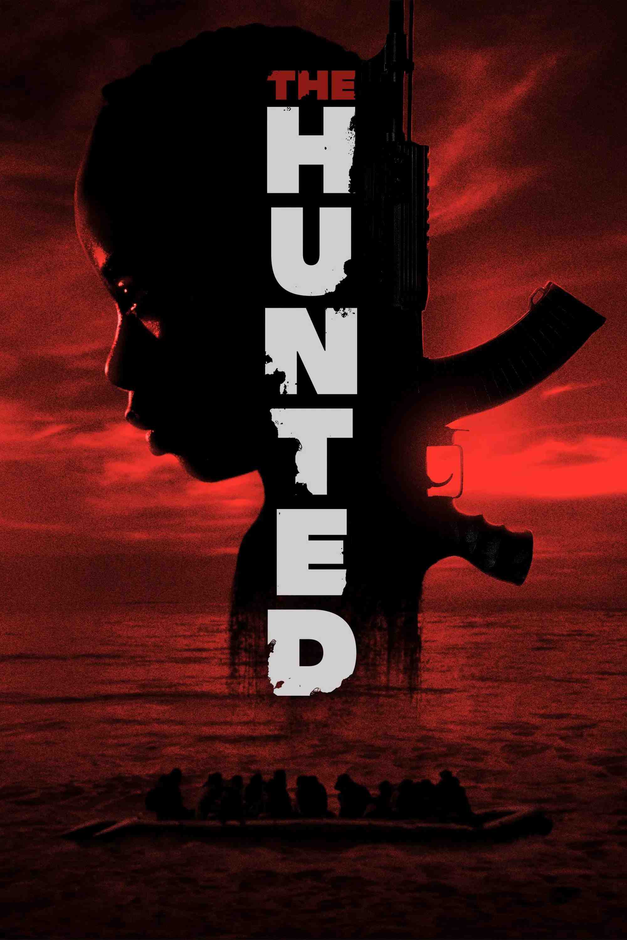Poster chính thức của phim Phim Kinh Dị, Phim Giật Gân "Kẻ Săn Đuổi" (The Hunted - 2024), với sự tham gia của diễn viên Lily Banda và Alec Newman.