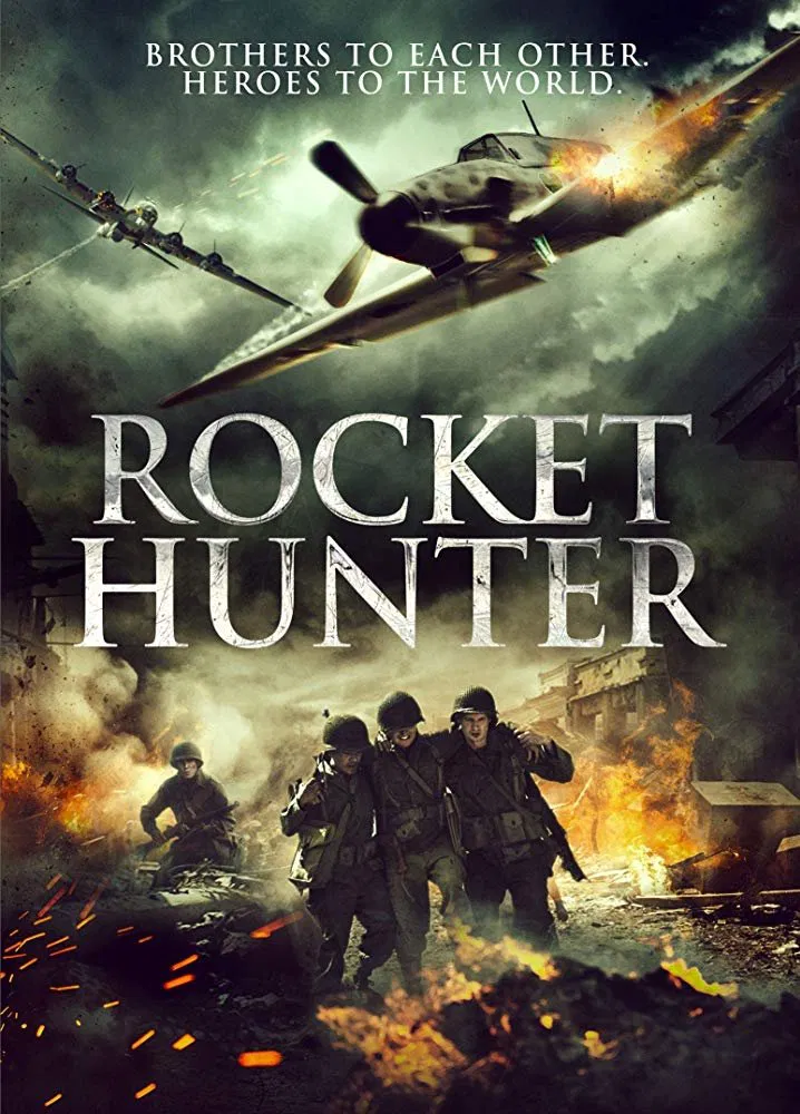 Poster chính thức của phim Phim Chiến Tranh, Phim Hành Động "Kẻ Săn Hỏa Tiễn" (Rocket Hunter - 2020), với sự tham gia của diễn viên Jezibell Anat và Stephen Gilliam.