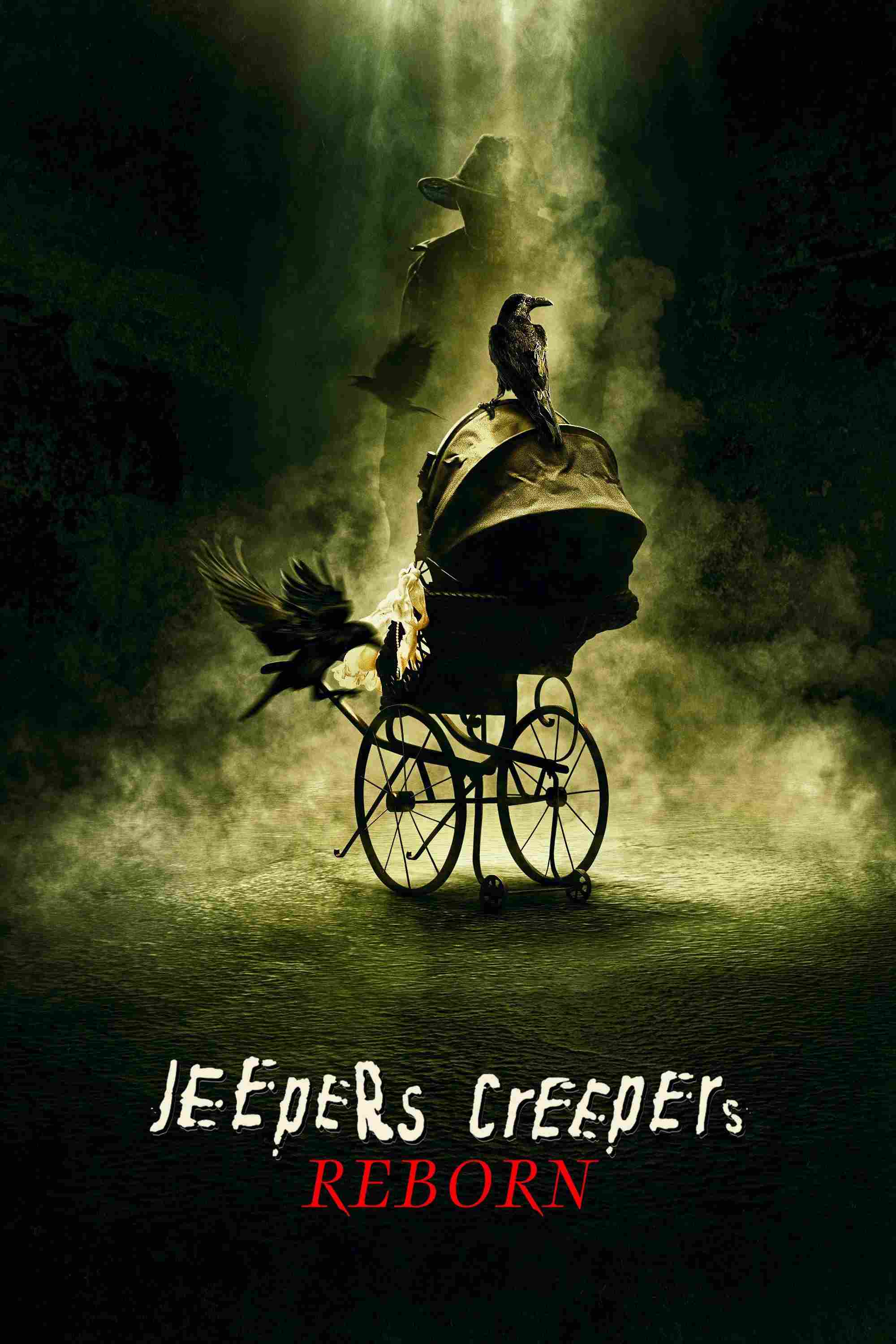 Poster chính thức của phim Phim Kinh Dị "Kẻ Săn Lùng Sợ Hãi: Tái Sinh" (Jeepers Creepers: Reborn - 2022), với sự tham gia của diễn viên Sydney Craven và Imran Adams.