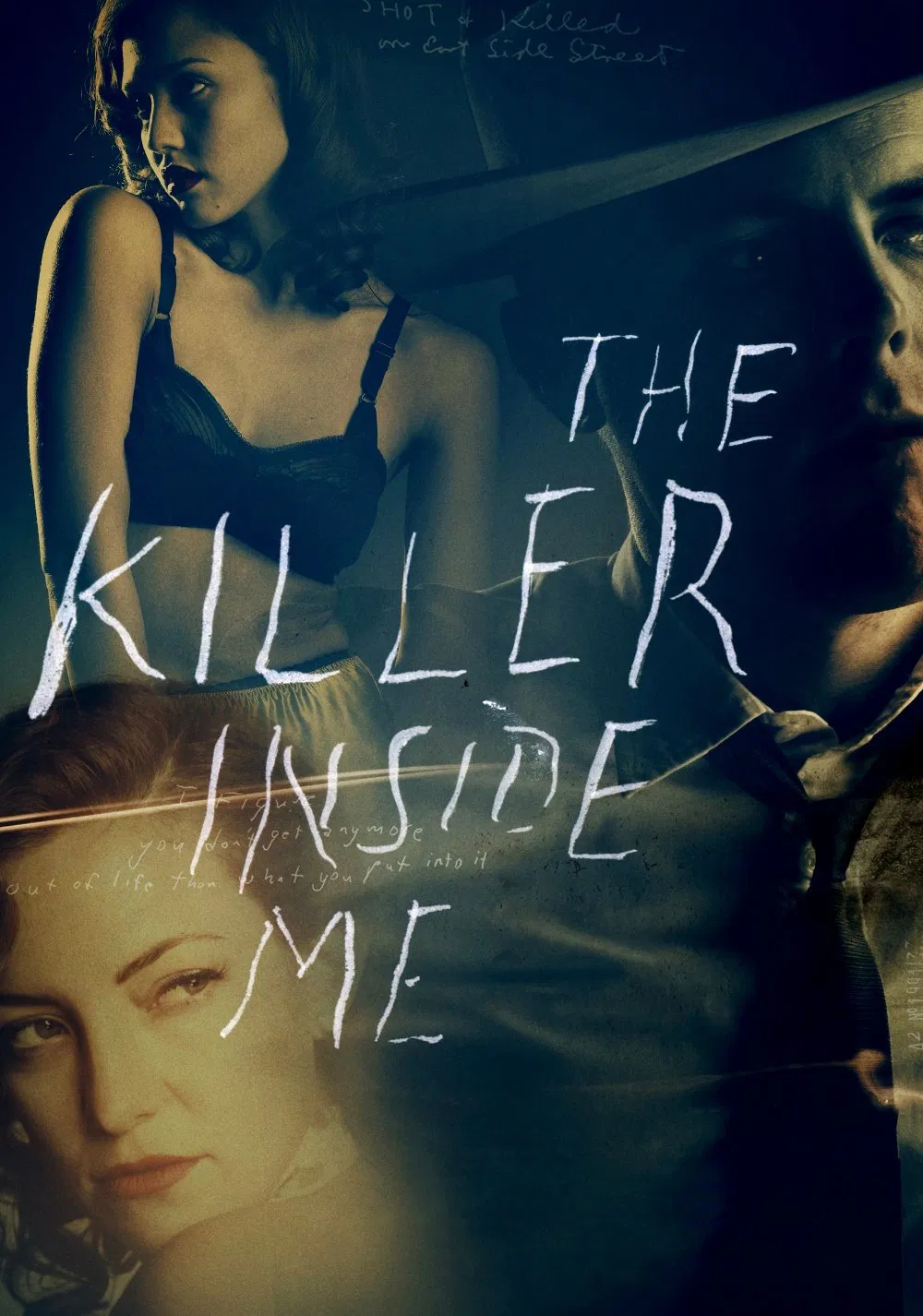 Poster chính thức của phim Phim Hình Sự, Phim Tâm Lý "Kẻ Sát Nhân Trong Tôi" (The Killer Inside Me - 2010), với sự tham gia của diễn viên Casey Affleck và Kate Hudson.