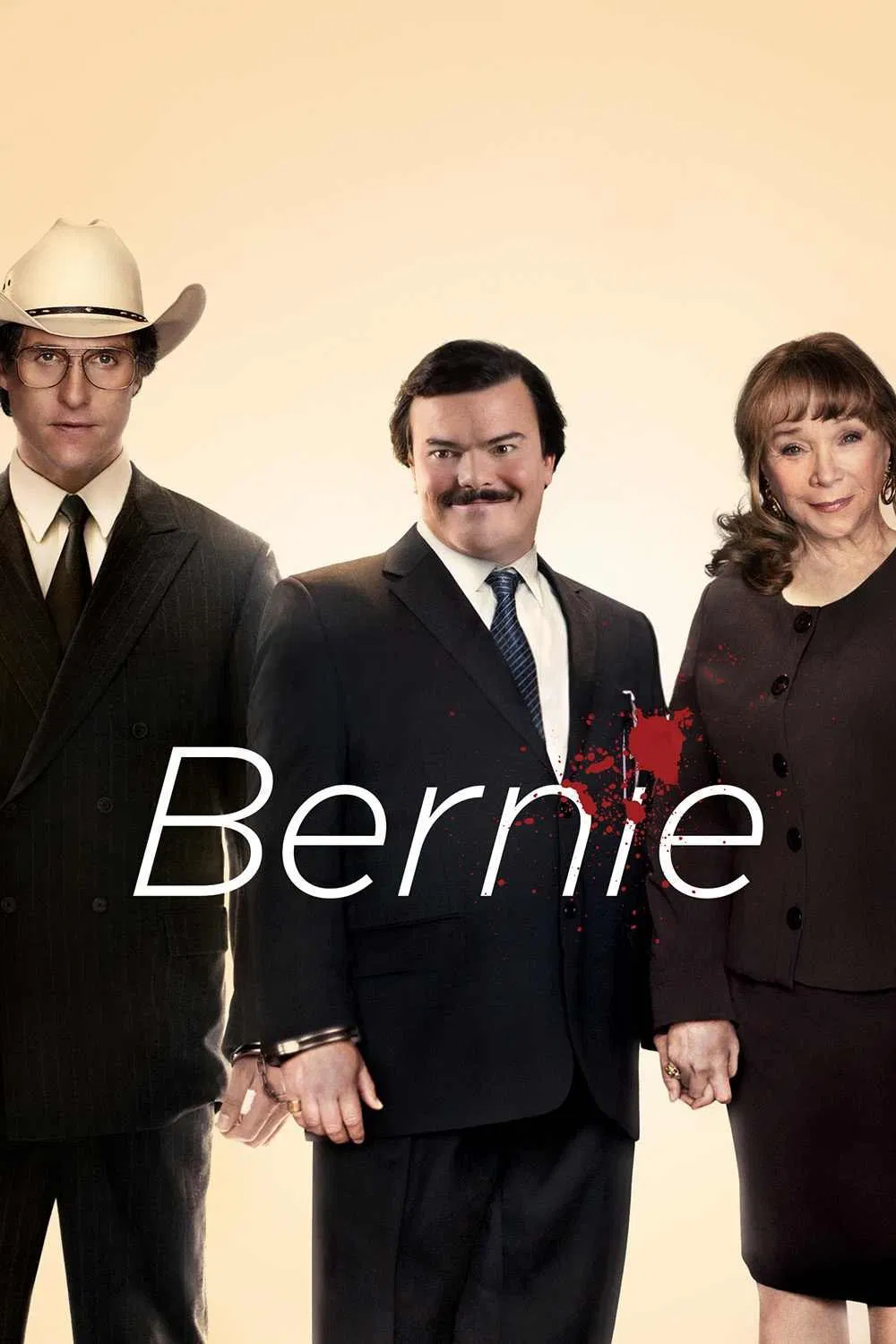 Poster chính thức của phim Phim Hài, Phim Hình Sự "Kẻ Tình Nghi" (Bernie - 2012), với sự tham gia của diễn viên Jack Black và Shirley MacLaine.