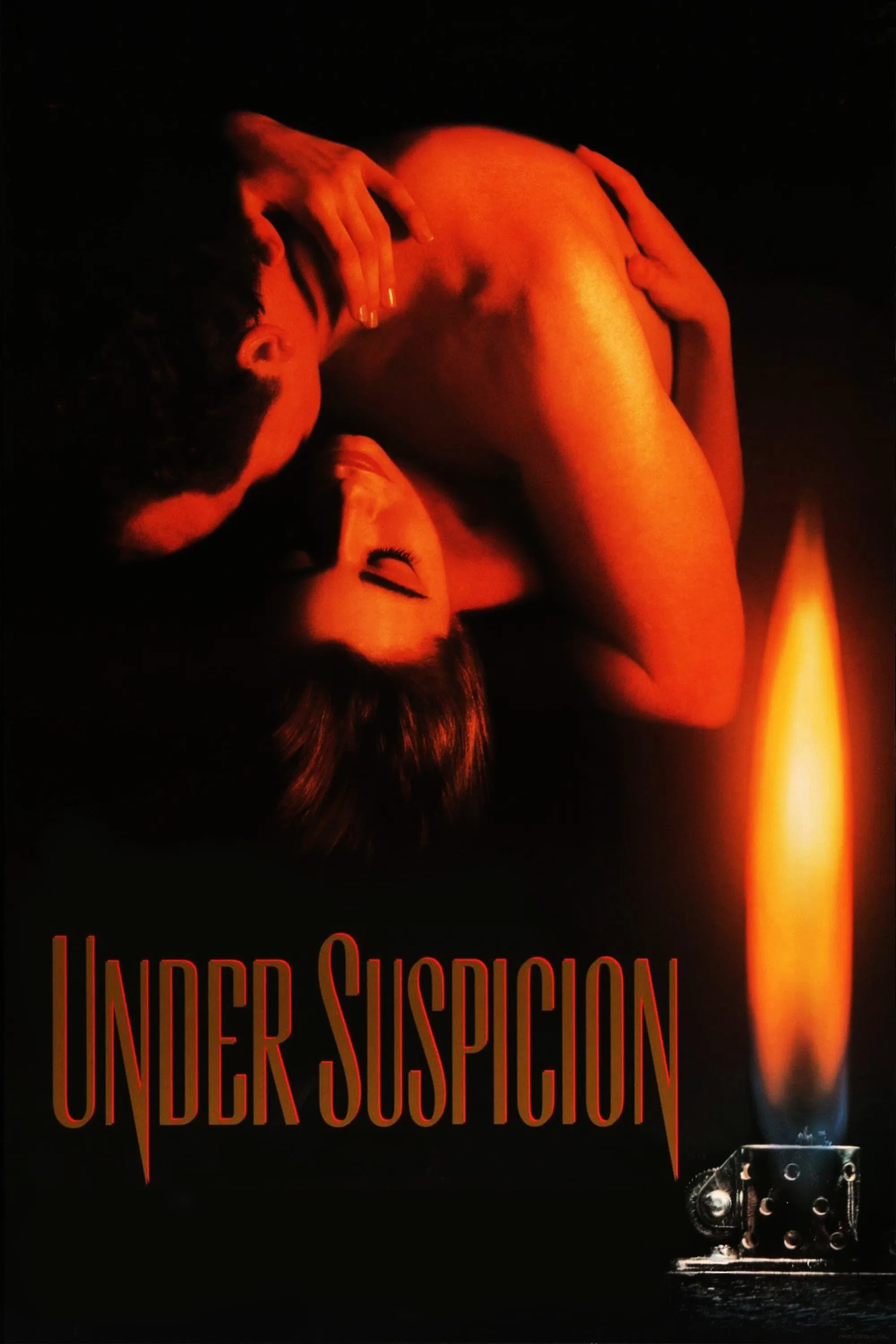 Poster chính thức của phim Phim Hình Sự, Phim Giật Gân "Kẻ Tình Nghi - Under Suspicion" (Under Suspicion - 1991), với sự tham gia của diễn viên Liam Neeson và Laura San Giacomo.