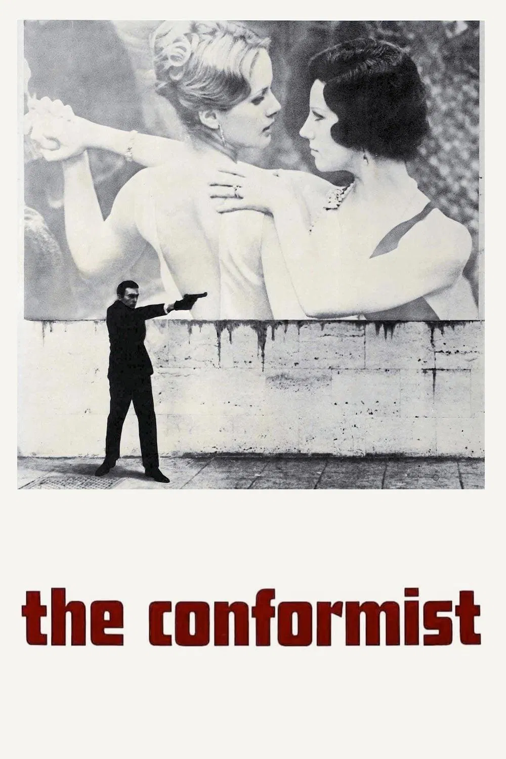 Poster chính thức của phim Phim Tâm Lý "Kẻ Tuân Thủ" (The Conformist - 1971), với sự tham gia của diễn viên Jean-Louis Trintignant và Stefania Sandrelli.