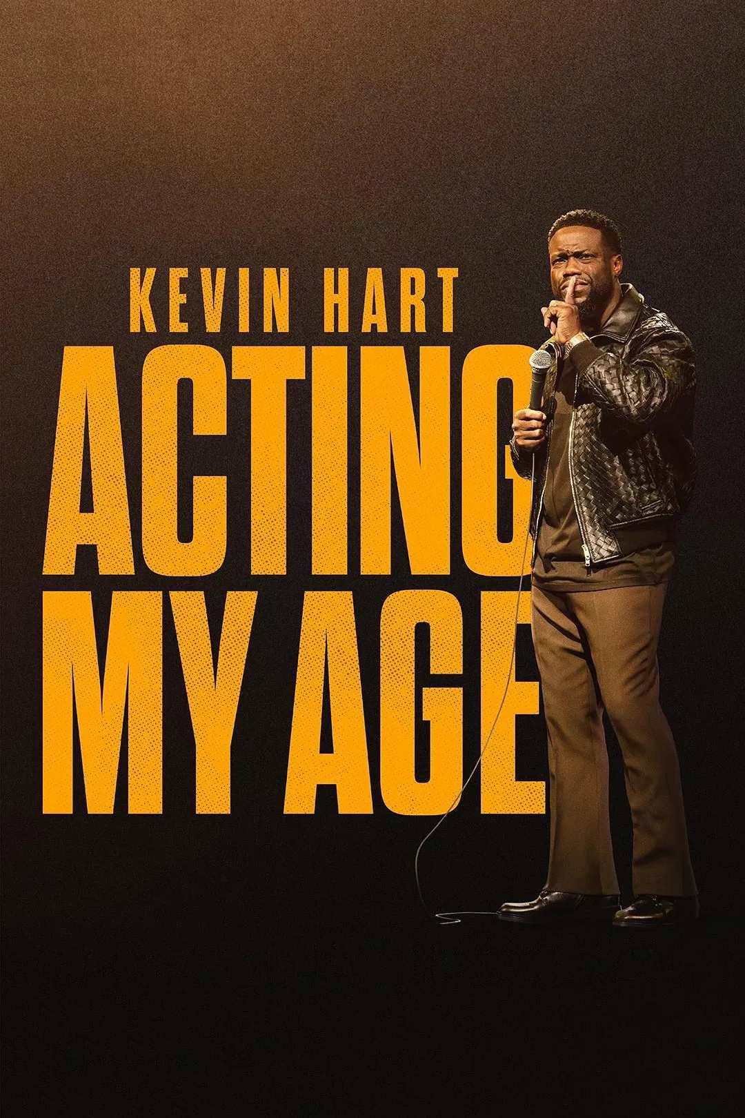 Poster chính thức của phim Phim Hài "Kevin Hart: Hành Xử Cho Phải Lứa" (Kevin Hart: Acting My Age - 2025), với sự tham gia của diễn viên Kevin Hart.