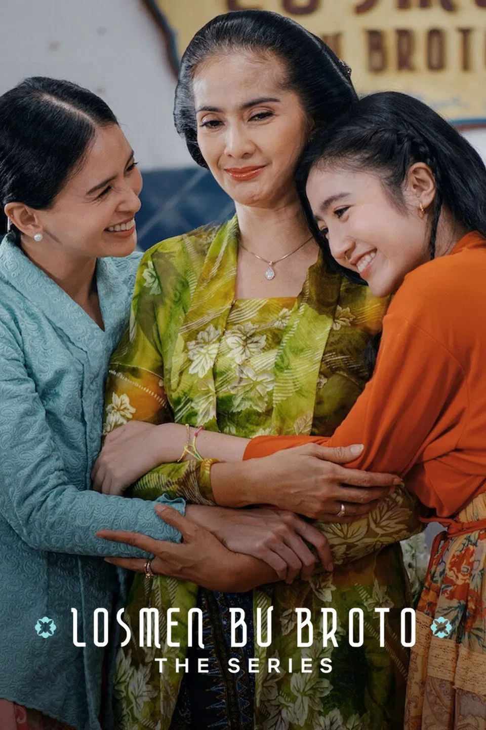 Poster chính thức của phim Phim Tâm Lý "Khách Sạn Của Bà Broto" (Losmen Bu Broto: The Series - 2025), với sự tham gia của diễn viên Mathias Muchus và Maudy Koesnaedi.