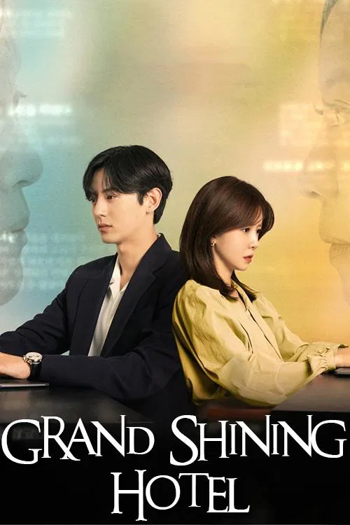 Poster chính thức của phim Phim Bí Ẩn, Phim Tâm Lý "Khách Sạn Grand Shining" (O'PENing: Grand Shining Hotel - 2024), với sự tham gia của diễn viên Jung In-sun và Lee Ji-hoon.