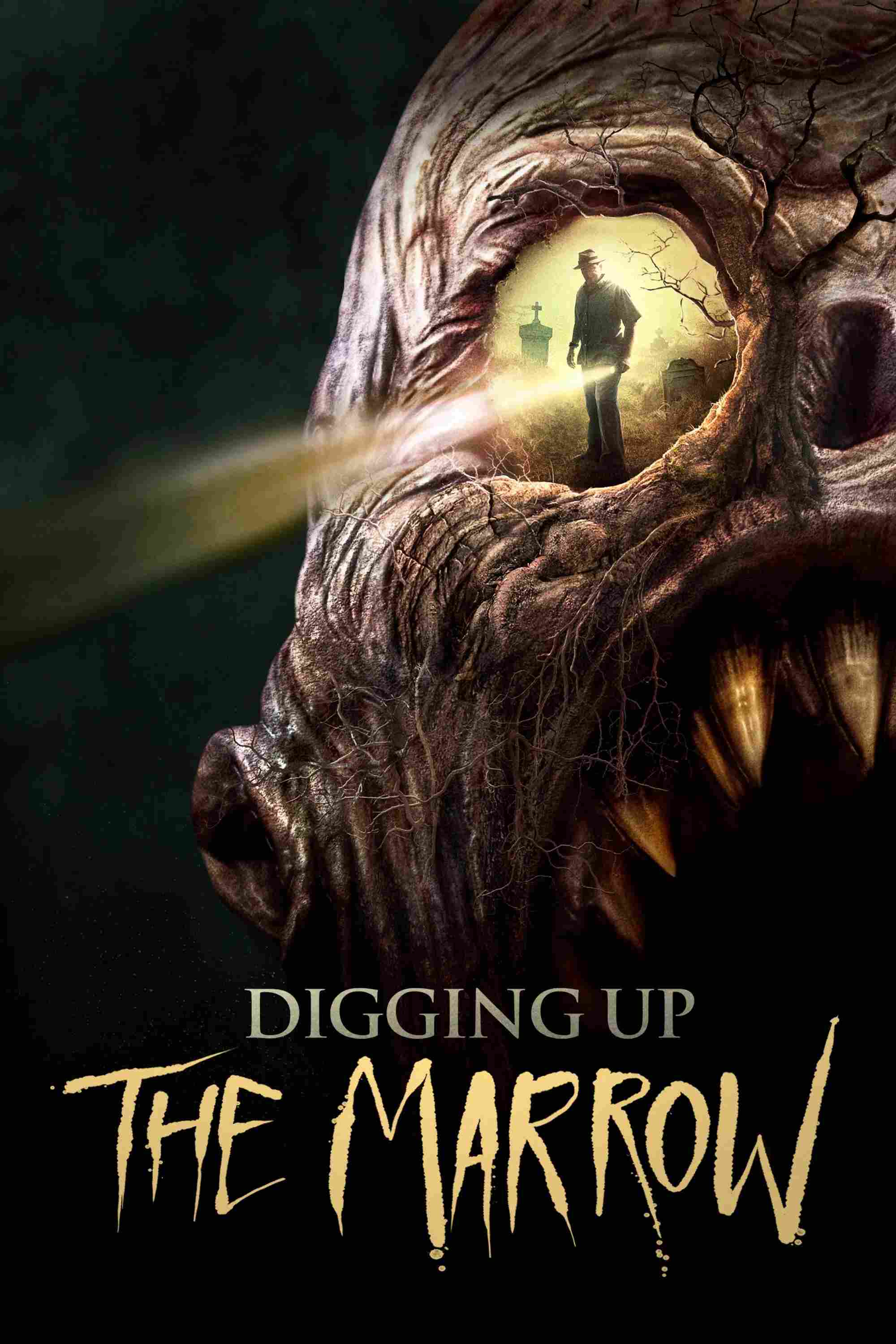 Poster chính thức của phim Phim Kinh Dị "Khai Quật Tổ Quỷ" (Digging Up the Marrow - 2015), với sự tham gia của diễn viên Ray Wise và Adam Green.
