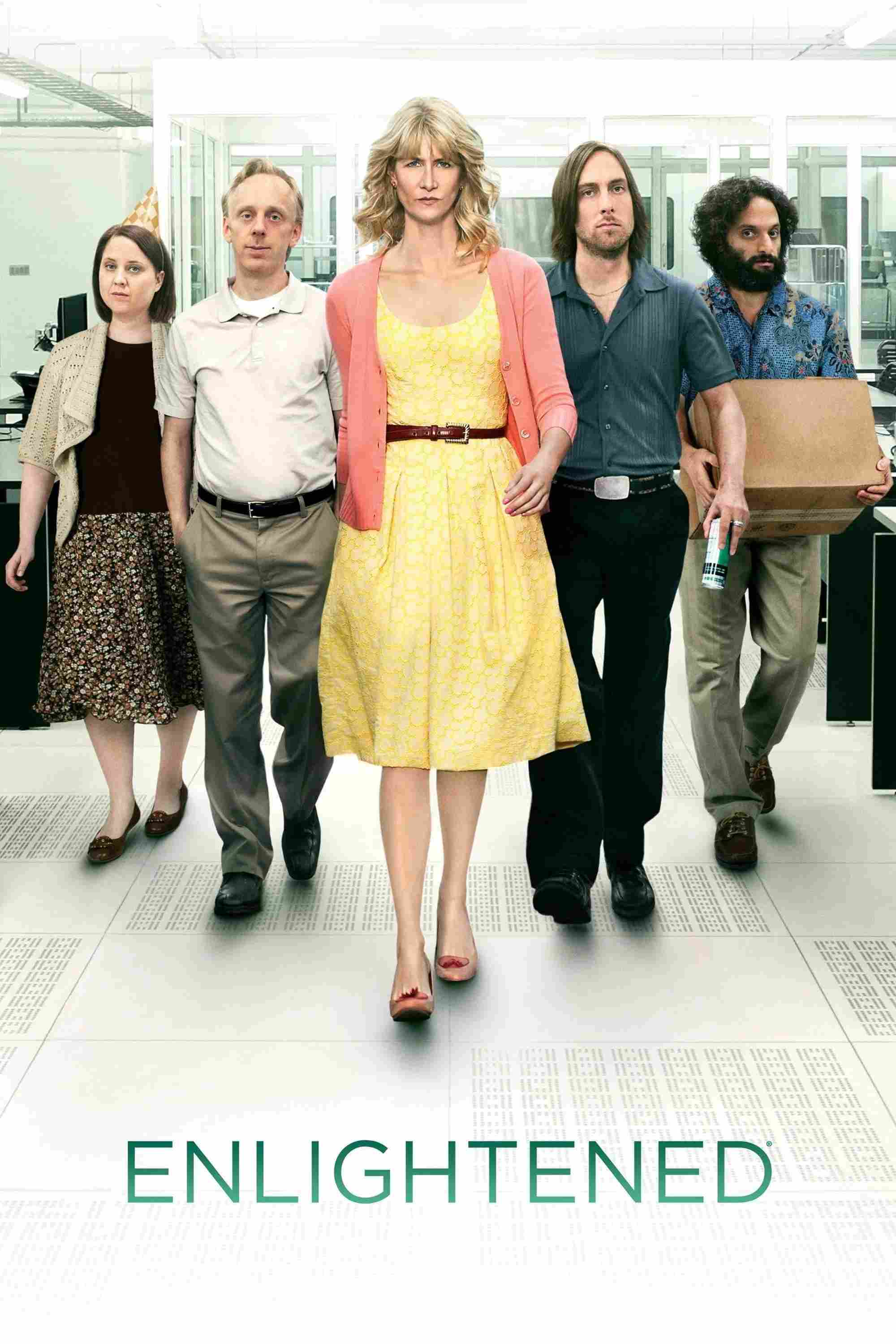 Poster chính thức của phim Phim Hài, Phim Tâm Lý "Khai Sáng (Phần 2)" (Enlightened - 2011), với sự tham gia của diễn viên Mike White và Luke Wilson.