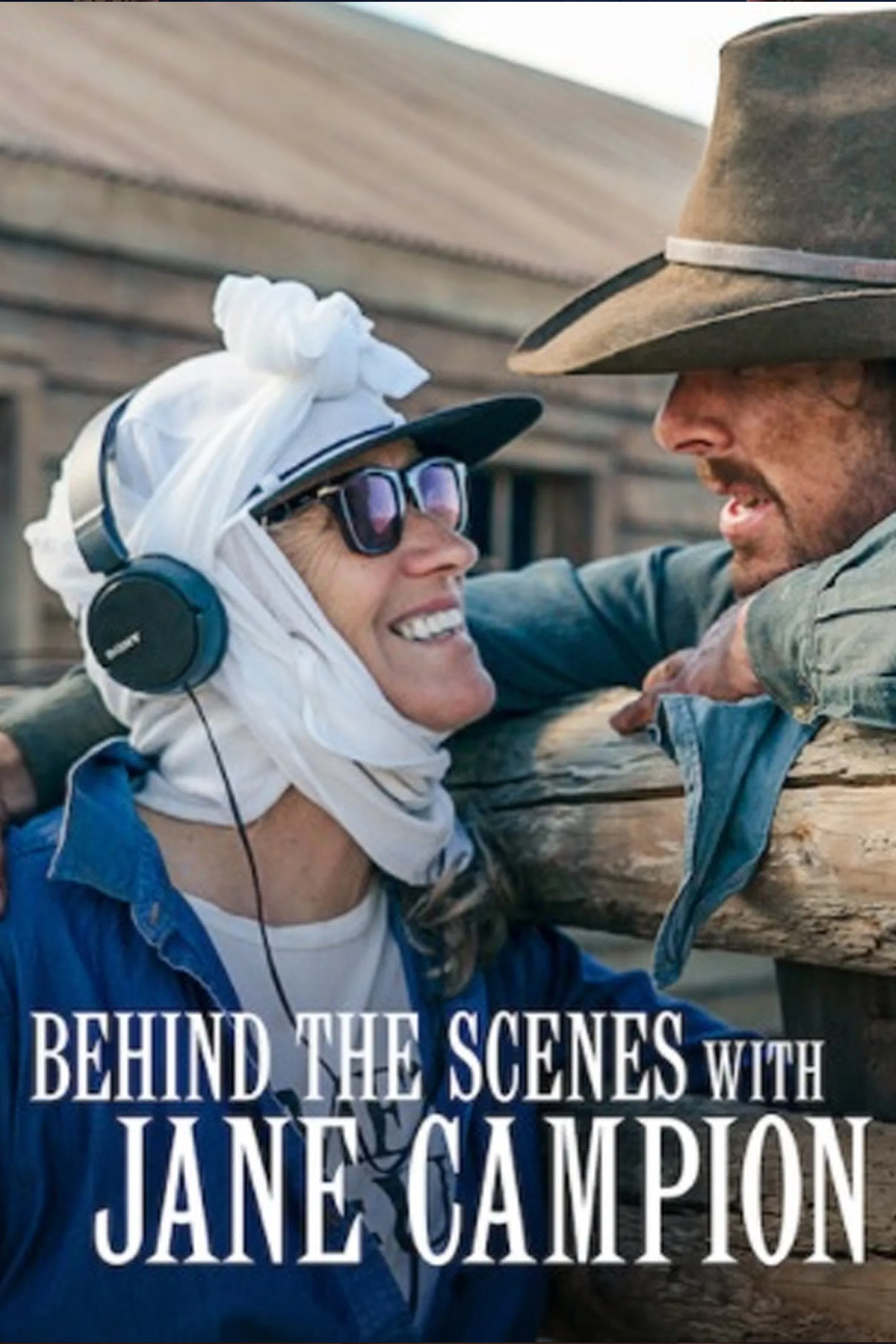 Poster chính thức của phim Phim Tài Liệu "Khám phá hậu trường cùng Jane Campion" (Behind the Scenes With Jane Campion - 2022), với sự tham gia của diễn viên Jane Campion và Jesse Plemons.