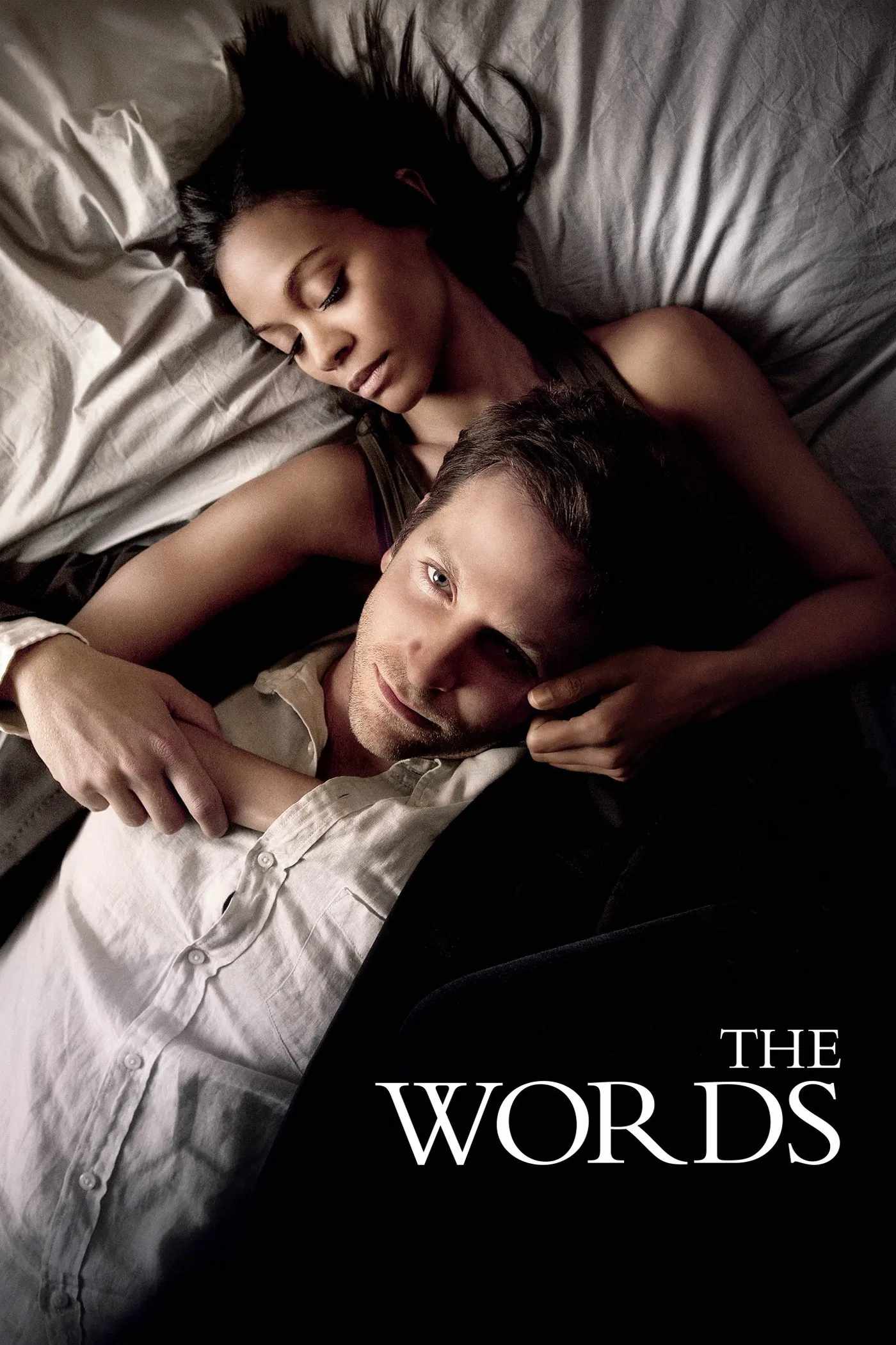 Poster chính thức của phim Phim Tâm Lý, Phim Giật Gân "Khẩu Ngữ" (The Words - 2012), với sự tham gia của diễn viên Bradley Cooper và Zoe Saldaña.