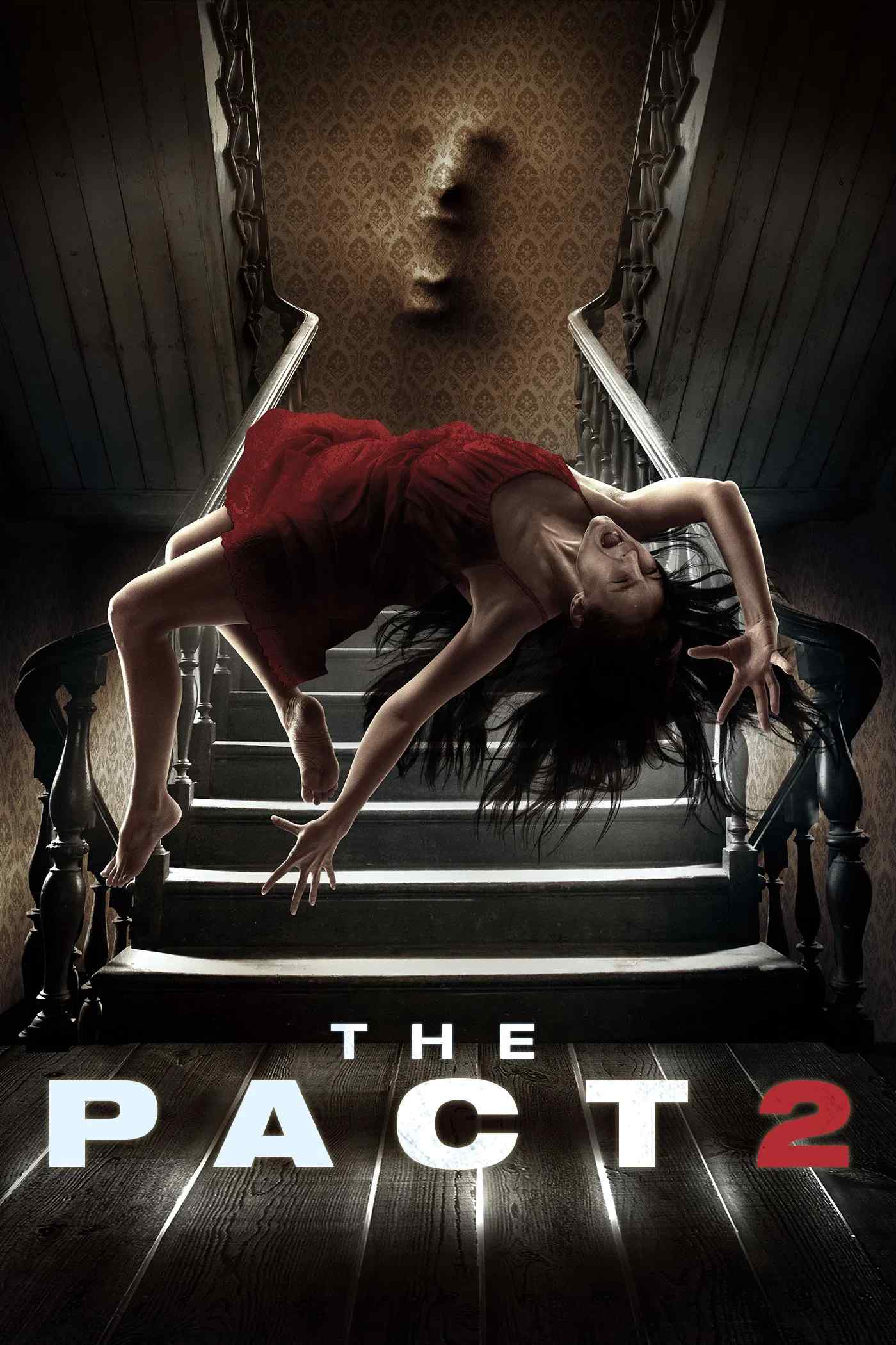 Poster chính thức của phim Phim Bí Ẩn, Phim Kinh Dị "Khế Ước Quỷ" (The Pact II - 2014), với sự tham gia của diễn viên Caity Lotz và Camilla Luddington.