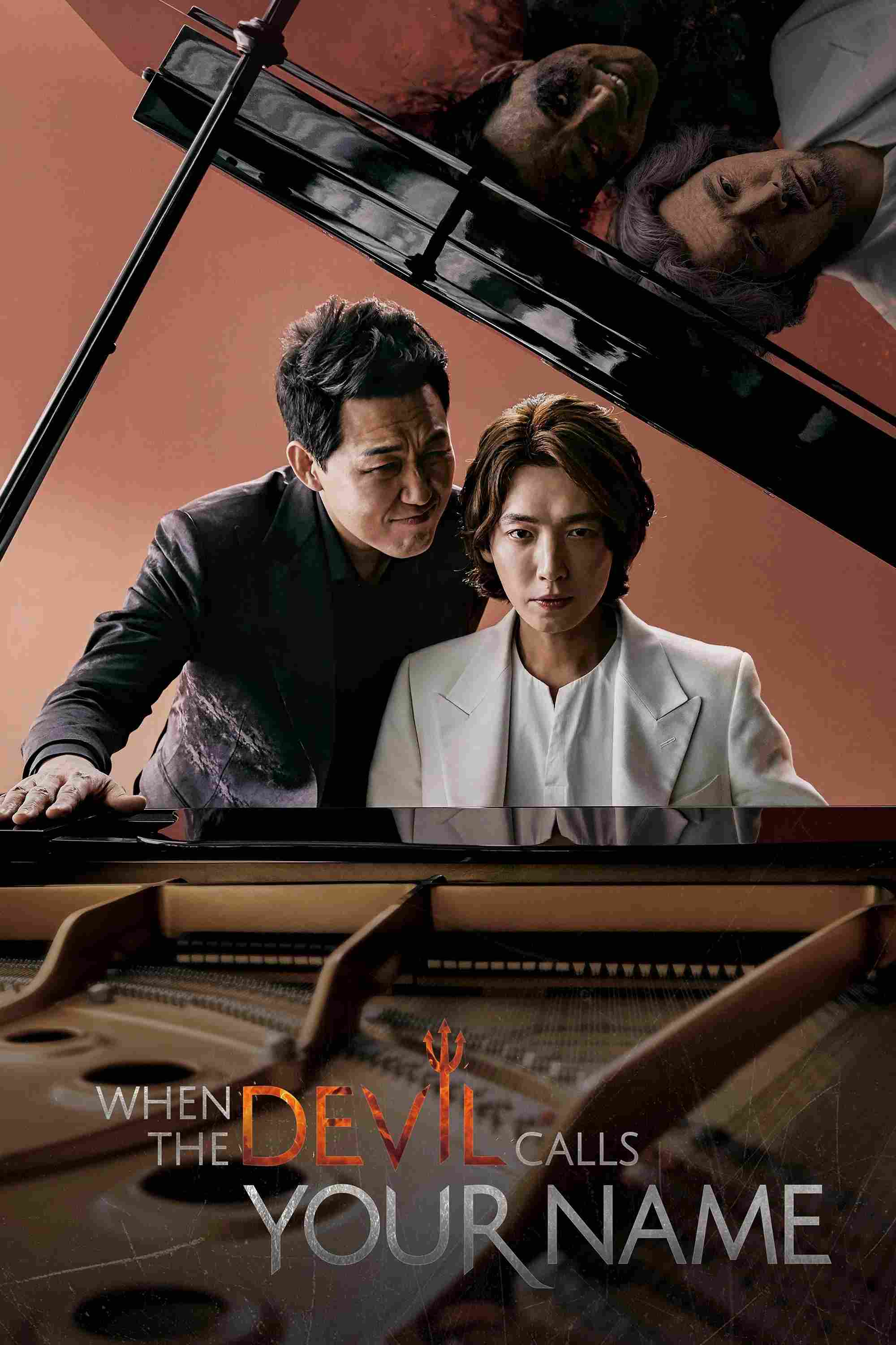 Poster chính thức của phim Phim Hài "Khi Ác Quỷ Gọi Tên" (When the Devil Calls Your Name - 2019), với sự tham gia của diễn viên Jung Kyung-ho và Park Sung-woong.