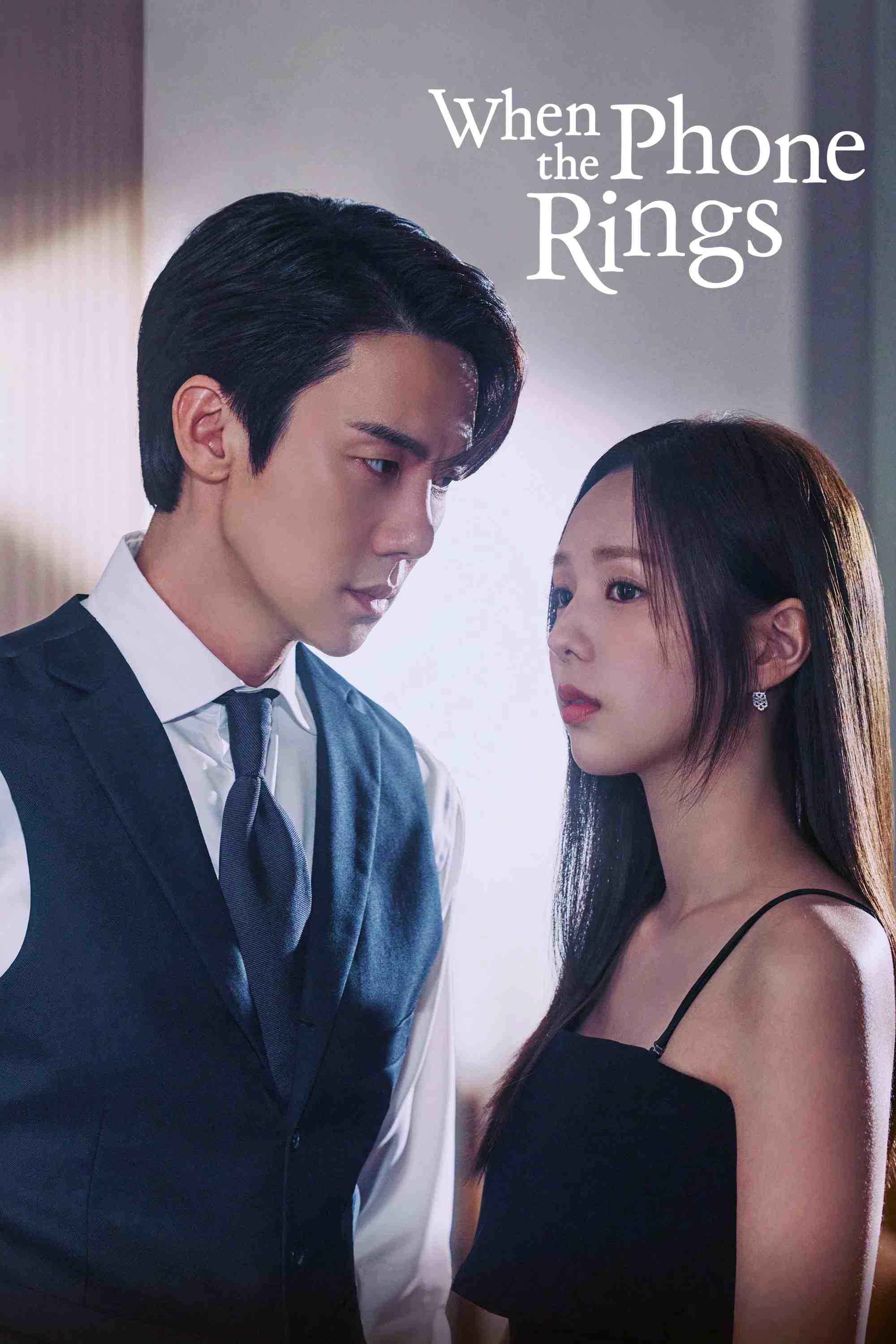 Poster chính thức của phim Phim Tâm Lý, Phim Bí Ẩn "Khi Điện Thoại Đổ Chuông" (When the Phone Rings - 2024), với sự tham gia của diễn viên Yoo Yeon-seok và Chae Soo-bin.