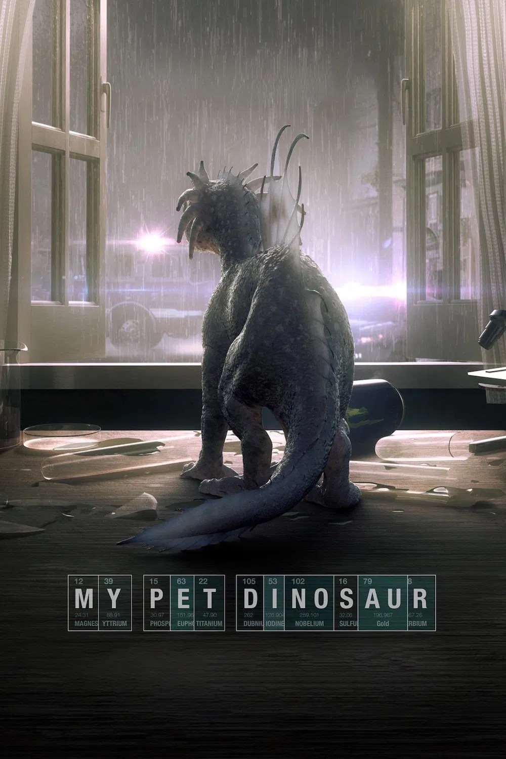 Poster chính thức của phim Phim Phiêu Lưu, Phim Gia Đình "Khi Thú Cưng Là Khủng Long" (My Pet Dinosaur - 2017), với sự tham gia của diễn viên Jordan Dulieu và Joanne Samuel.