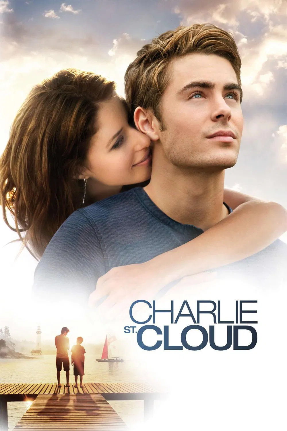 Poster chính thức của phim Phim Tâm Lý, Phim Tình Cảm "Khi Tình Yêu Đến" (Charlie St. Cloud - 2010), với sự tham gia của diễn viên Zac Efron và Charlie Tahan.