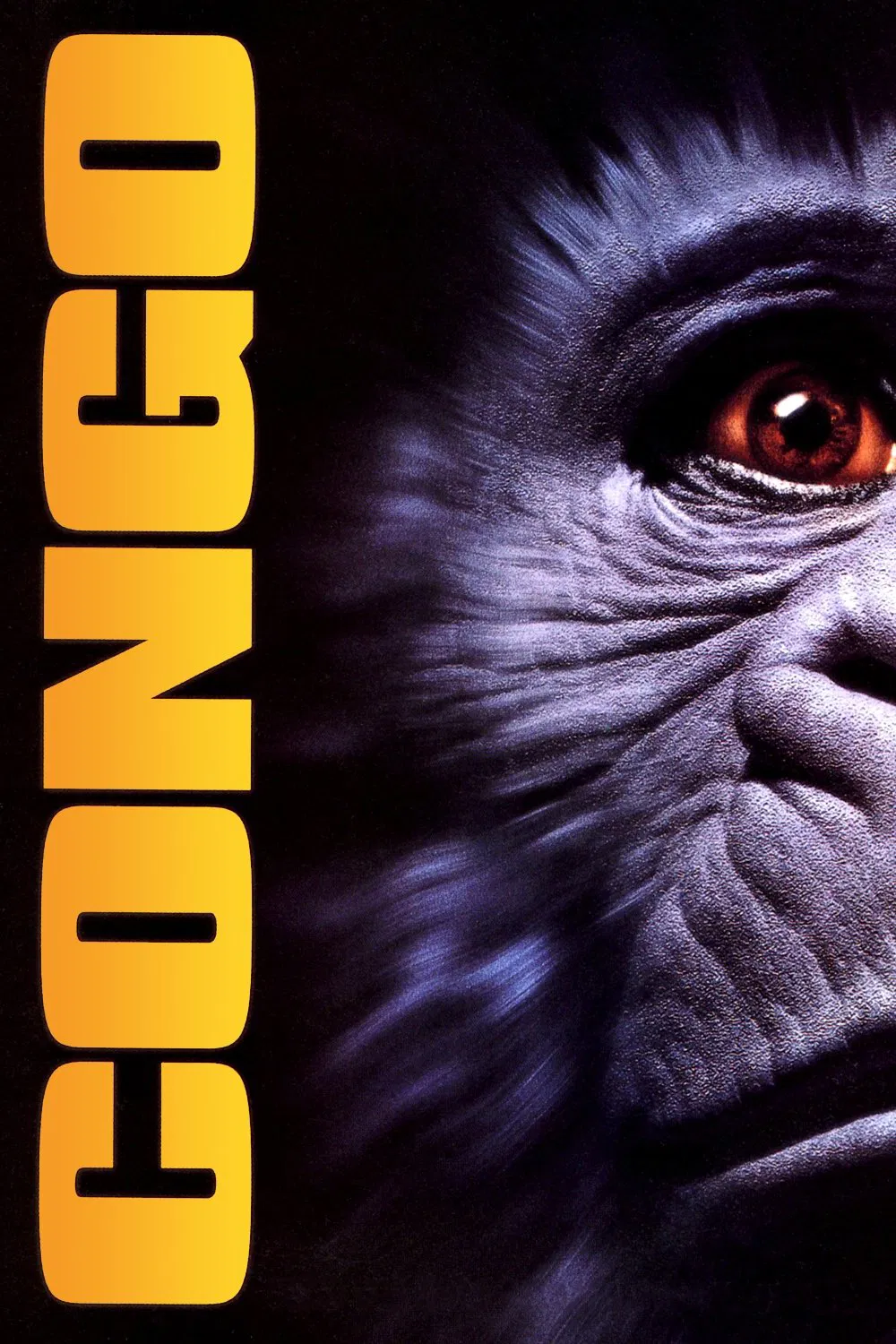 Poster chính thức của phim Phim Hành Động, Phim Phiêu Lưu "Kho Báu Công Gô" (Congo - 1995), với sự tham gia của diễn viên Laura Linney và Dylan Walsh.