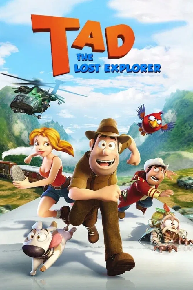 Poster chính thức của phim Phim Hoạt Hình, Phim Hài "Kho Báu Paititi" (Tad, the Lost Explorer - 2012), với sự tham gia của diễn viên Óscar Barberán và Michelle Jenner.