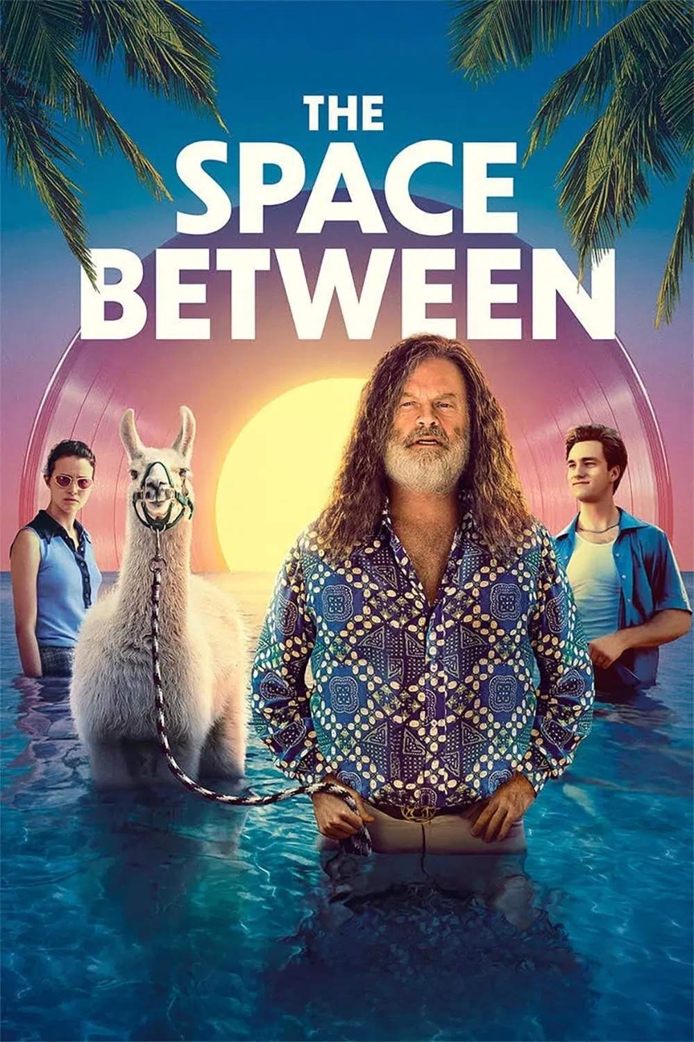 Poster chính thức của phim Phim Tâm Lý, Phim Hài "Khoảng Cách Thế Hệ" (The Space Between - 2021), với sự tham gia của diễn viên Kelsey Grammer và Jackson White.