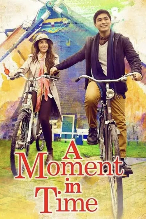 Poster chính thức của phim Phim Tâm Lý, Phim Tình Cảm "Khoảnh Khắc Tình Yêu" (A Moment In Time - 2013), với sự tham gia của diễn viên Coco Martin và Julia Montes.