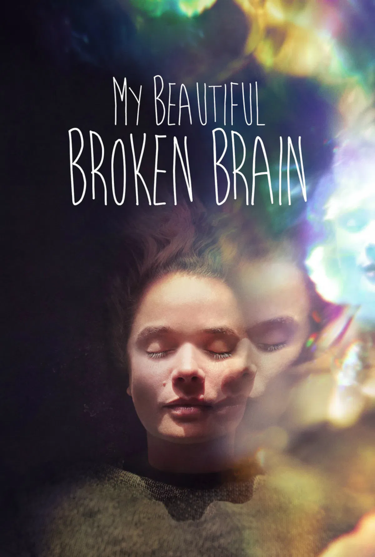 Poster chính thức của phim Phim Tài Liệu "Khối óc xinh đẹp tội nghiệp của tôi" (My Beautiful Broken Brain - 2014), với sự tham gia của diễn viên David Lynch.