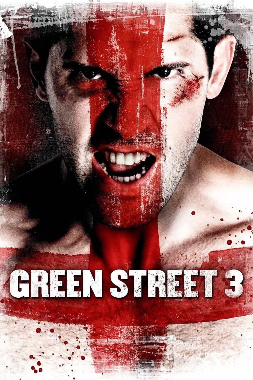 Poster chính thức của phim Phim Hành Động, Phim Tâm Lý "Không Chùn Bước 3" (Green Street 3: Never Back Down - 2013), với sự tham gia của diễn viên Scott Adkins và Joey Ansah.
