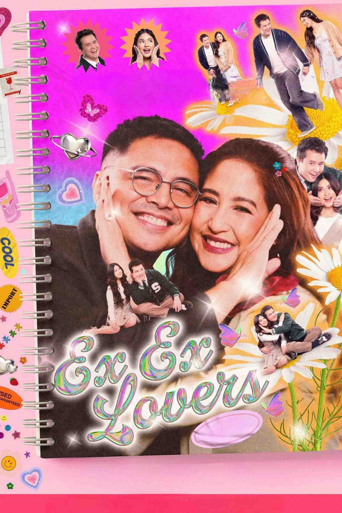 Poster chính thức của phim Phim Tình Cảm, Phim Hài "Không còn là người cũ" (Ex Ex Lovers - 2025), với sự tham gia của diễn viên Marvin Agustin và Jolina Magdangal.