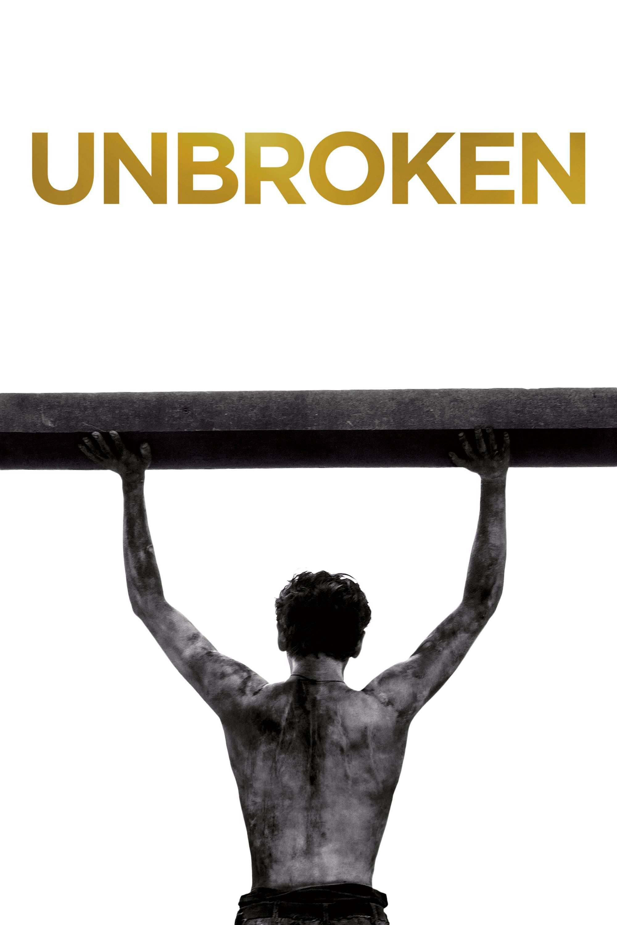Poster chính thức của phim Phim Tâm Lý, Phim Chiến Tranh "Không Khuất Phục" (Unbroken - 2014), với sự tham gia của diễn viên Jack O'Connell và Alex Russell.