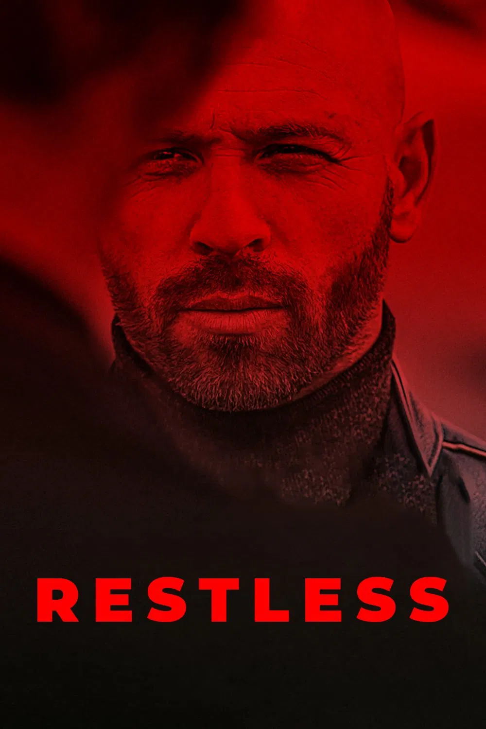 Poster chính thức của phim Phim Hành Động, Phim Giật Gân "Không Ngơi Nghỉ" (Restless - 2022), với sự tham gia của diễn viên Franck Gastambide và Simon Abkarian.