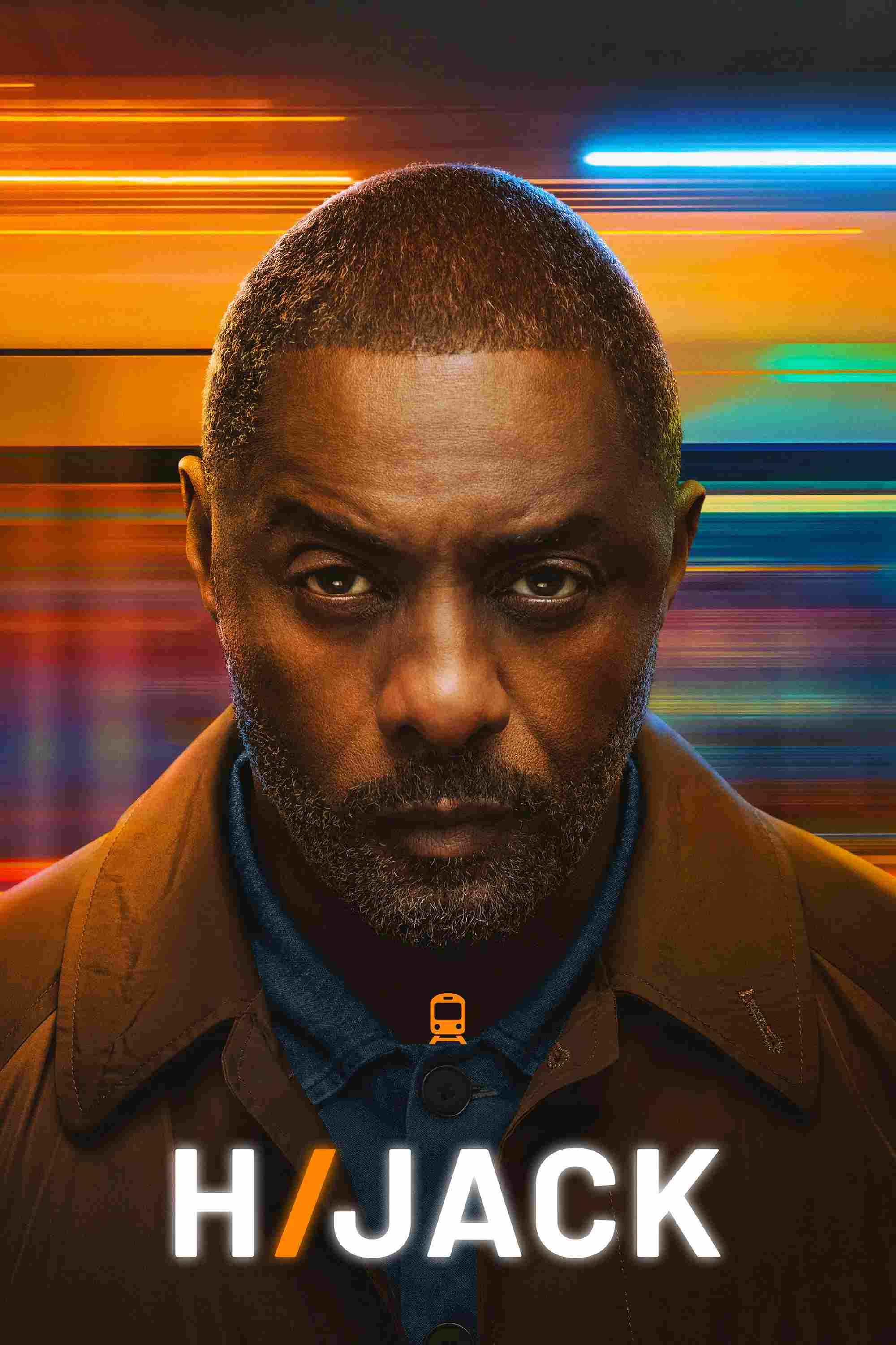 Poster chính thức của phim Phim Tâm Lý "Không Tặc" (Hijack - 2023), với sự tham gia của diễn viên Idris Elba.