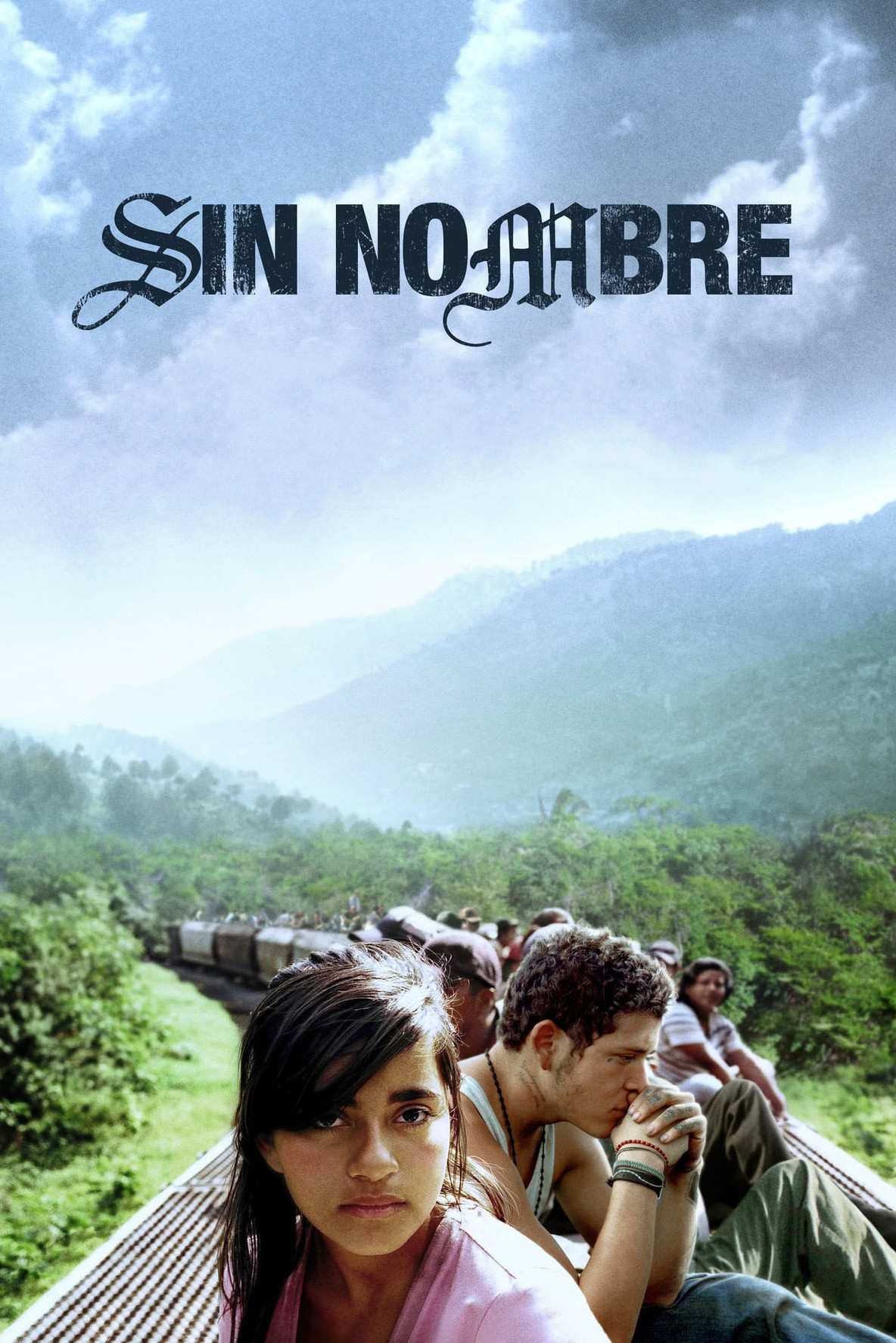 Poster chính thức của phim Phim Tâm Lý, Phim Hành Động "Không tên" (Sin Nombre - 2009), với sự tham gia của diễn viên Paulina Gaitán và Edgar Flores.
