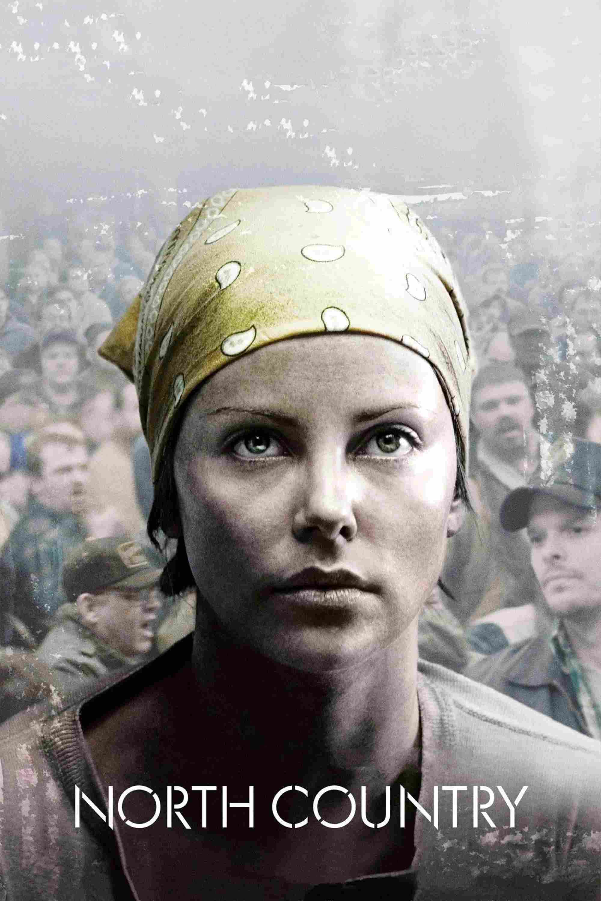 Poster chính thức của phim Phim Tâm Lý "Không Thể Lặng Im" (North Country - 2005), với sự tham gia của diễn viên Charlize Theron và Frances McDormand.