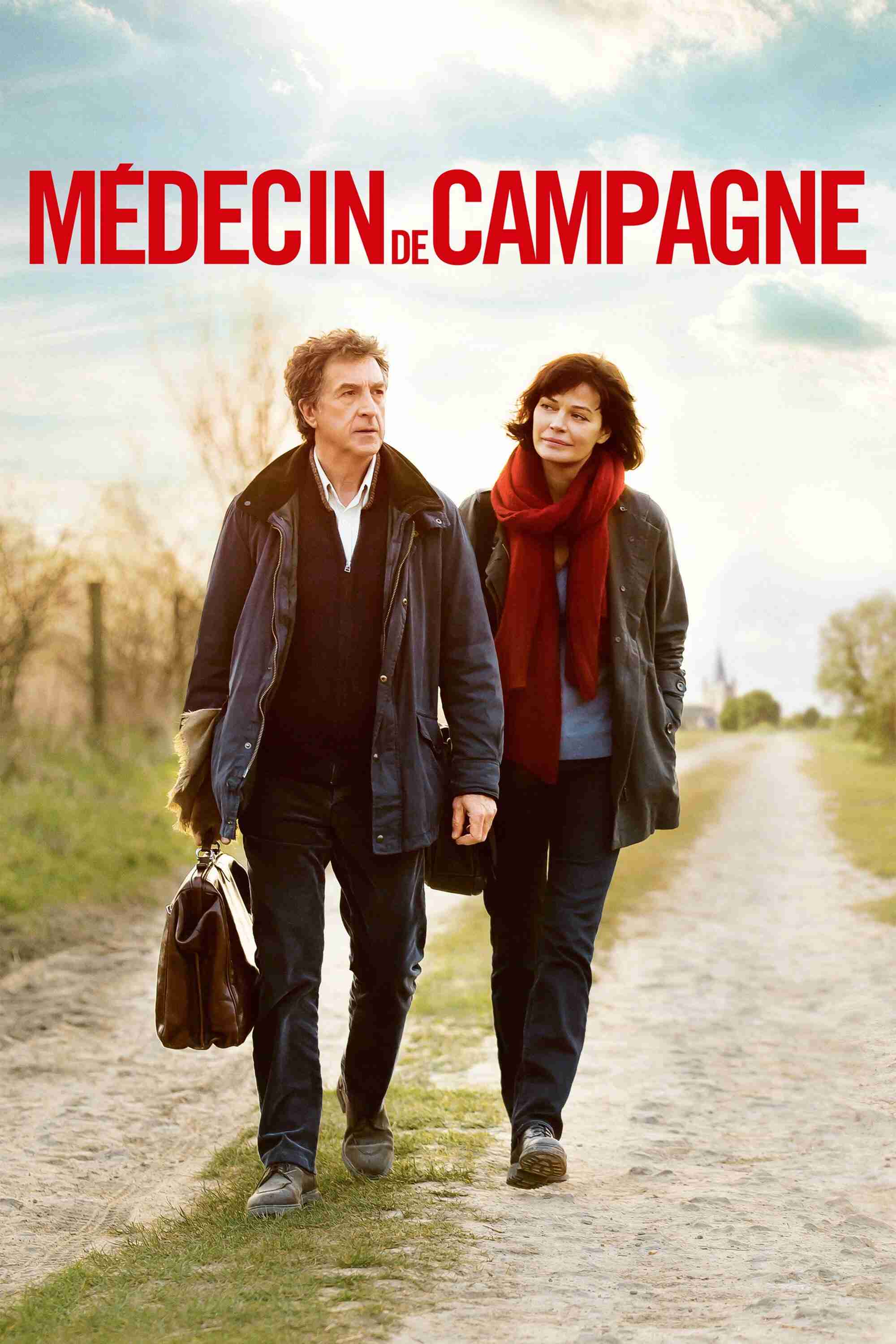 Poster chính thức của phim Phim Tâm Lý, Phim Hài "Không Thể Thay Thế" (The Country Doctor - 2016), với sự tham gia của diễn viên François Cluzet và Marianne Denicourt.