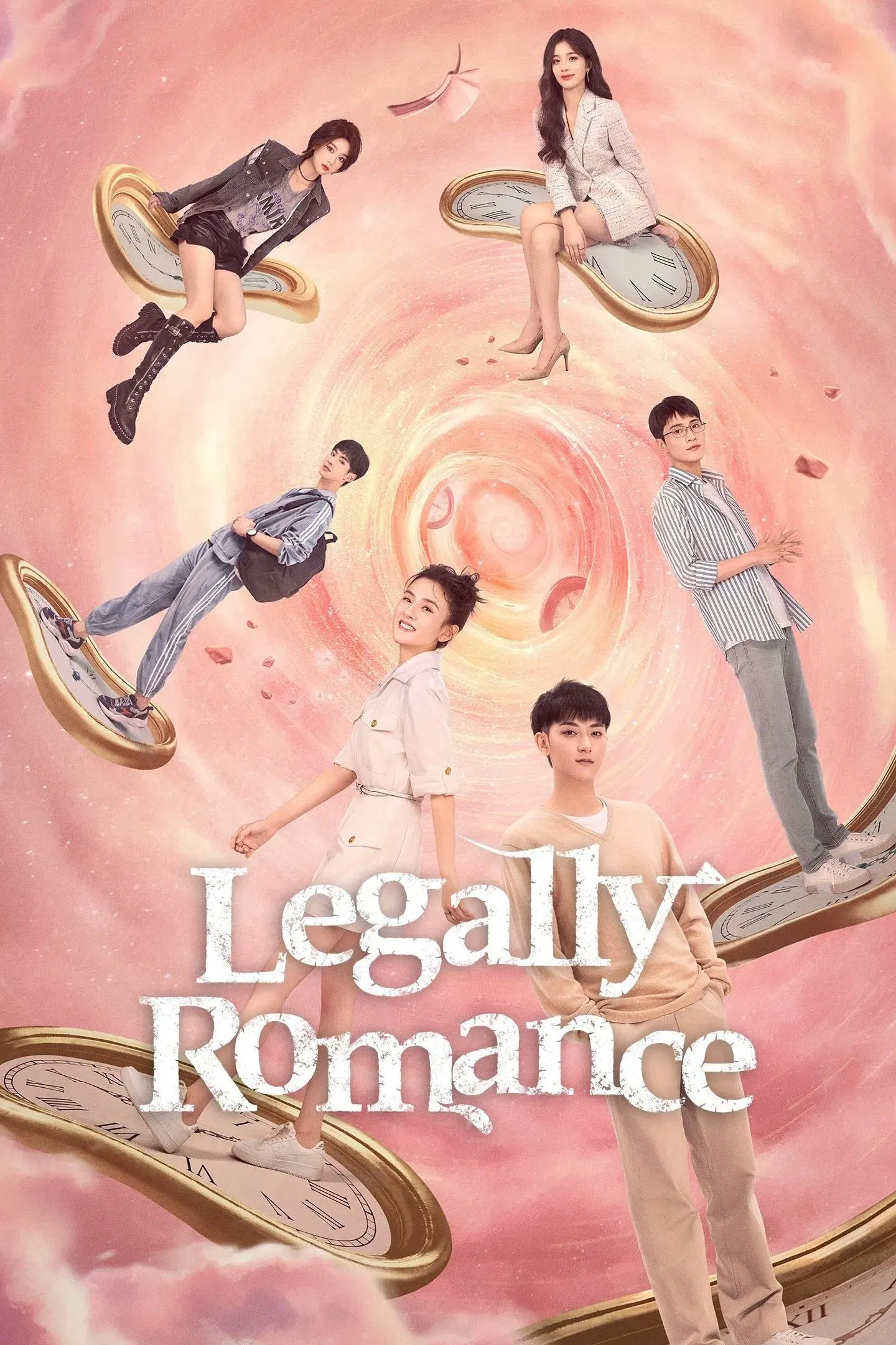 Poster chính thức của phim Phim Tâm Lý, Phim Bí Ẩn "Không Thèm Yêu Đương Với Sếp" (Legally Romance - 2022), với sự tham gia của diễn viên Tống Tổ Nhi và Kim Trạch.