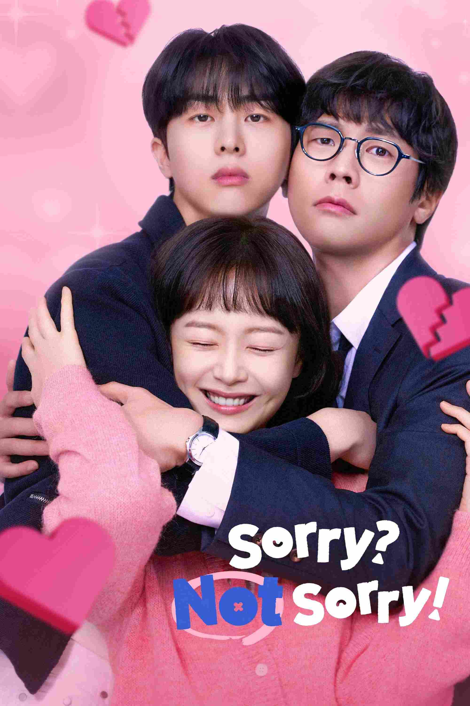 Poster chính thức của phim Phim Hài, Phim Tâm Lý "Không Xin Lỗi Đâu Nhé" (Sorry Not Sorry - 2024), với sự tham gia của diễn viên Jeon So-min và Gong Min-jeung.