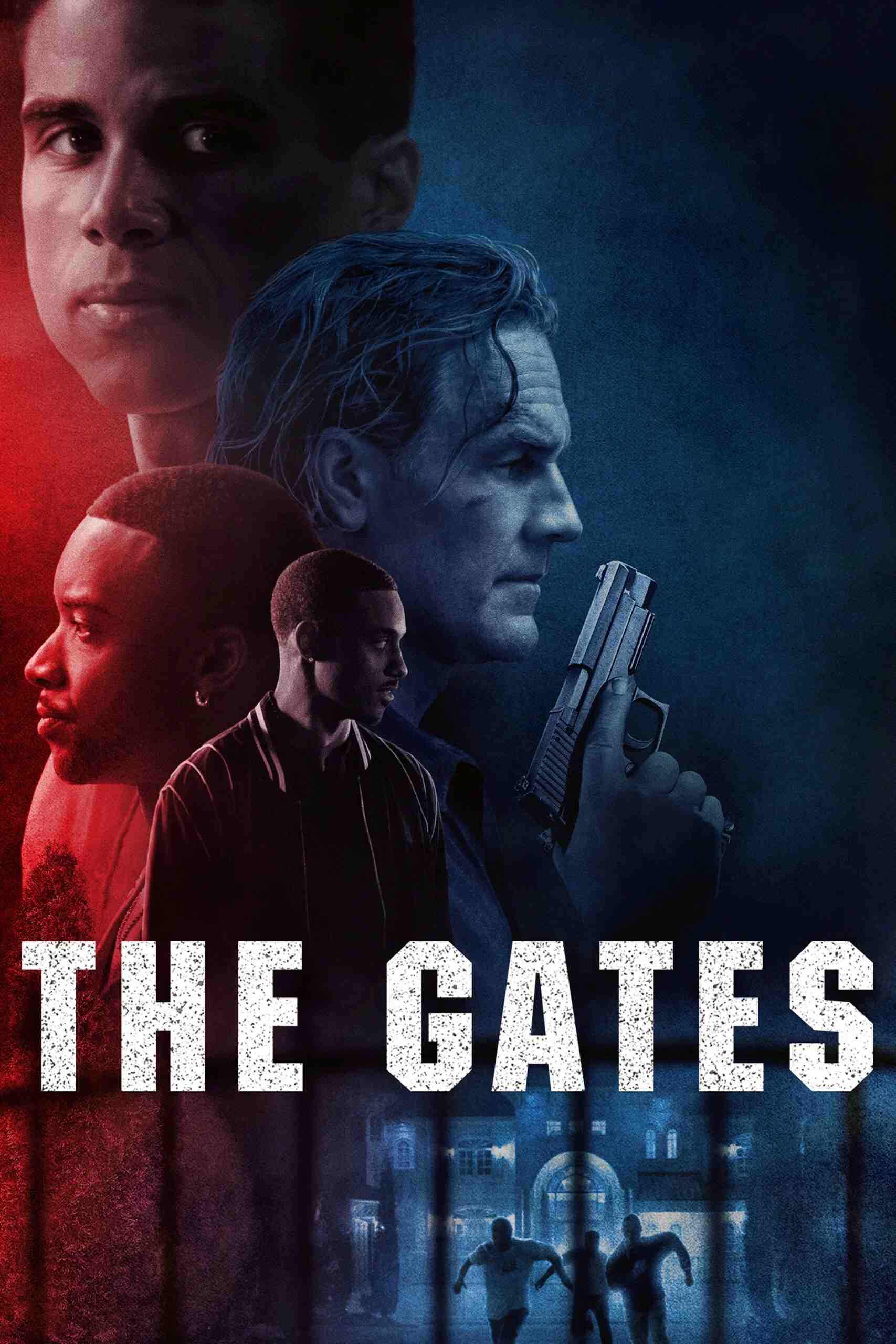 Poster chính thức của phim Phim Giật Gân "Khu Khép Kín" (The Gates - 2026), với sự tham gia của diễn viên Mason Gooding và Algee Smith.