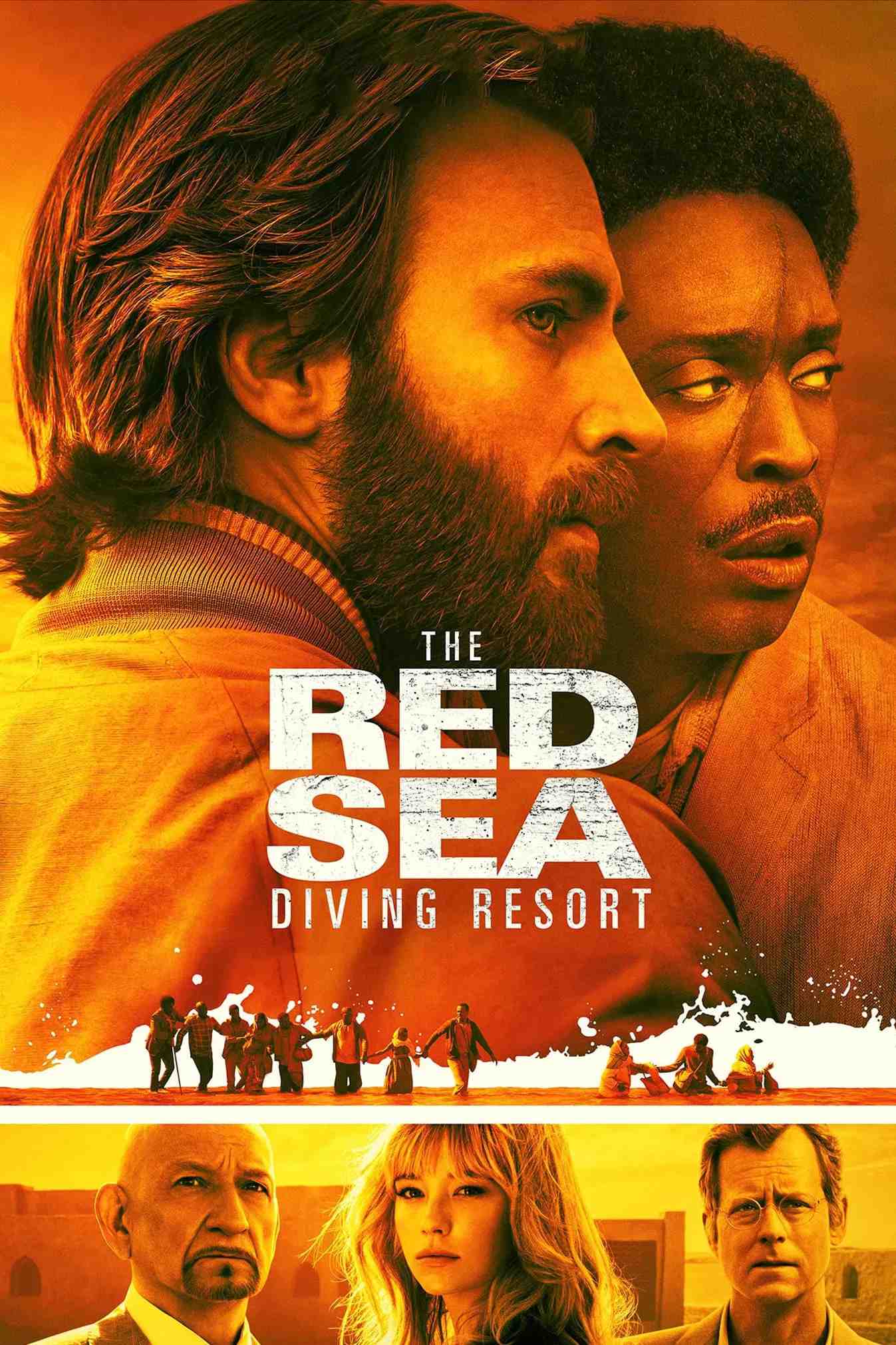 Poster chính thức của phim Phim Tâm Lý, Phim Giật Gân "Khu nghỉ dưỡng Lặn Biển Đỏ" (The Red Sea Diving Resort - 2019), với sự tham gia của diễn viên Chris Evans và Haley Bennett.