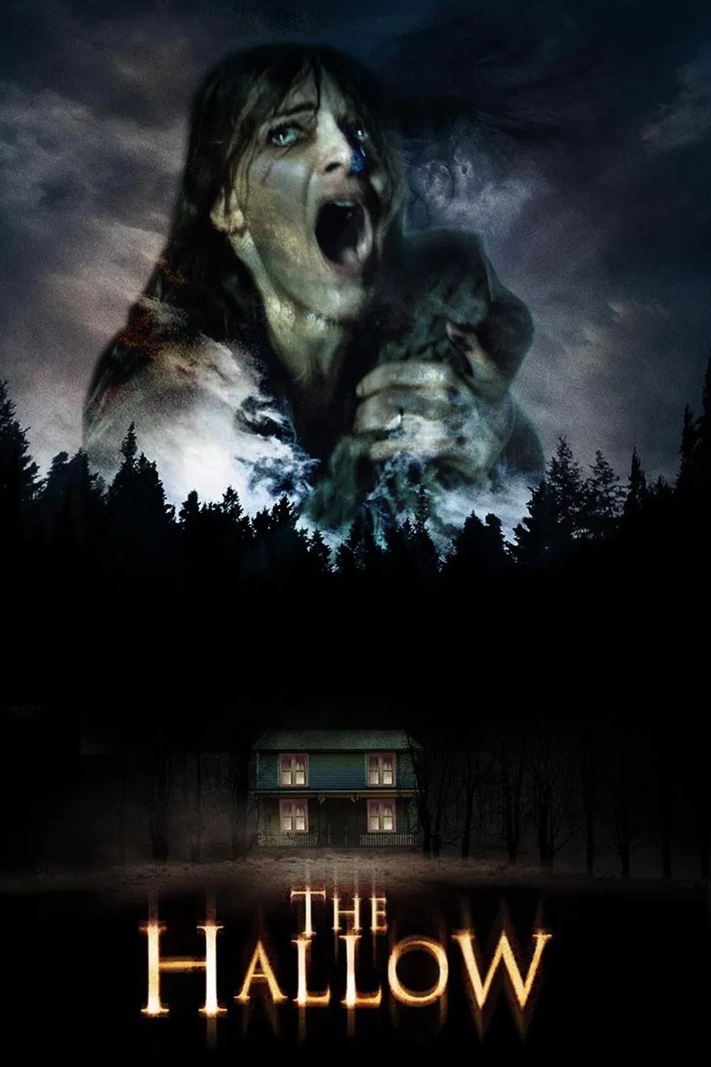 Poster chính thức của phim Phim Giả Tượng, Phim Kinh Dị "Khu Rừng Chết" (The Hallow - 2015), với sự tham gia của diễn viên Joseph Mawle và Bojana Novaković.