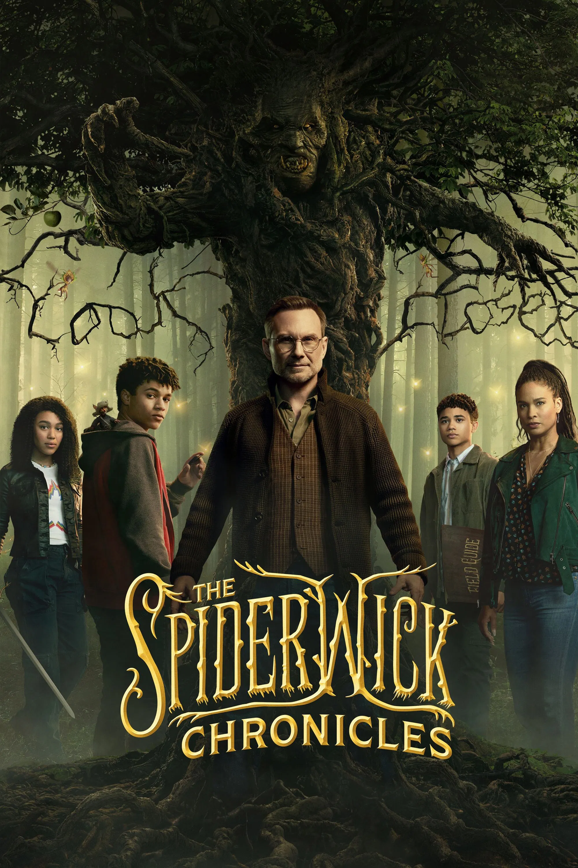 Poster chính thức của phim Phim Hành Động & Phiêu Lưu, Phim Gia Đình "Khu Rừng Thần Bí (Phần 1)" (The Spiderwick Chronicles - 2024), với sự tham gia của diễn viên Joy Bryant và Noah Cottrell.